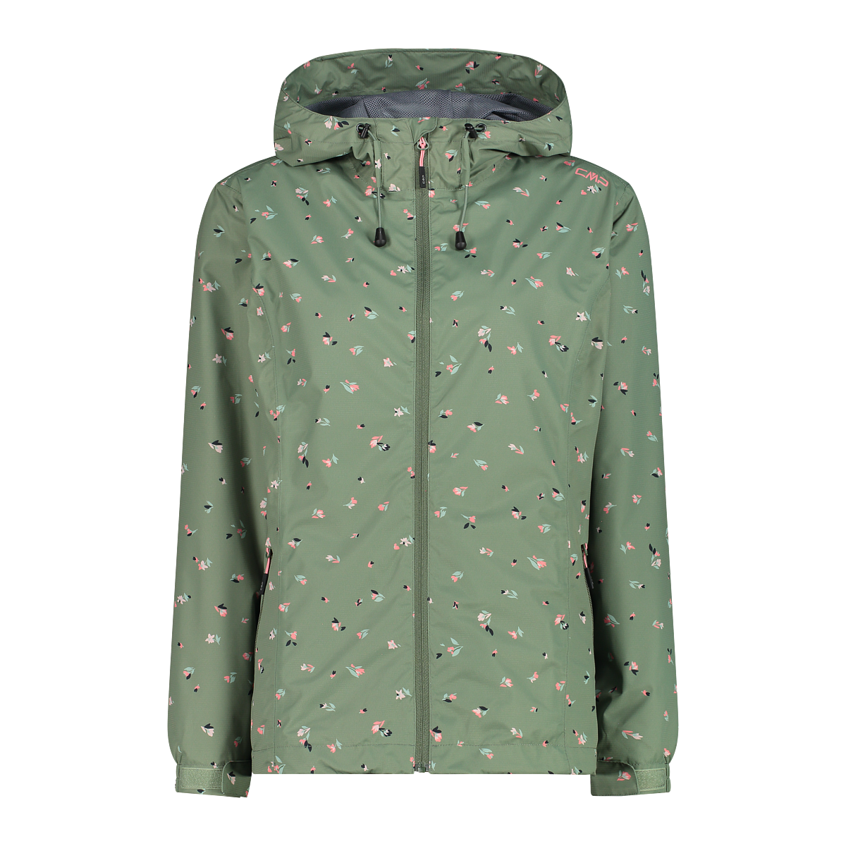 CMP Regenjacke mit Kapuze Packtasche, getapte Nähte, atmungsaktiv