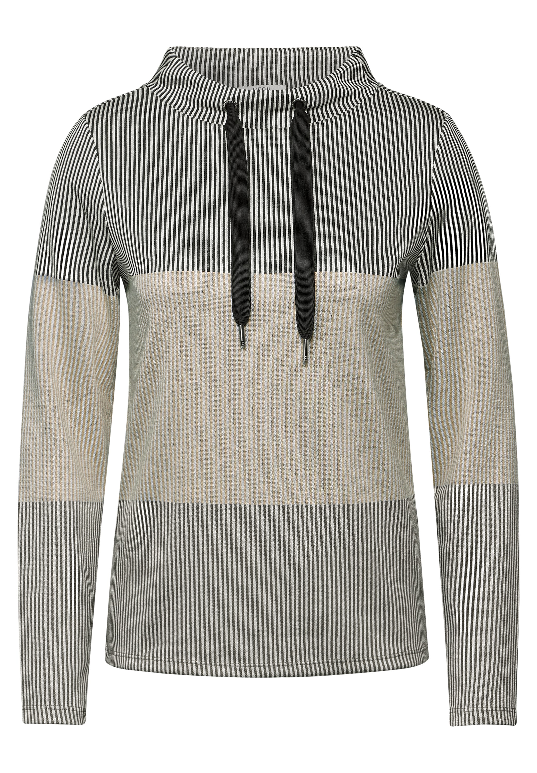 Cecil Langarmshirt, aus strecthigem Viskosematerial