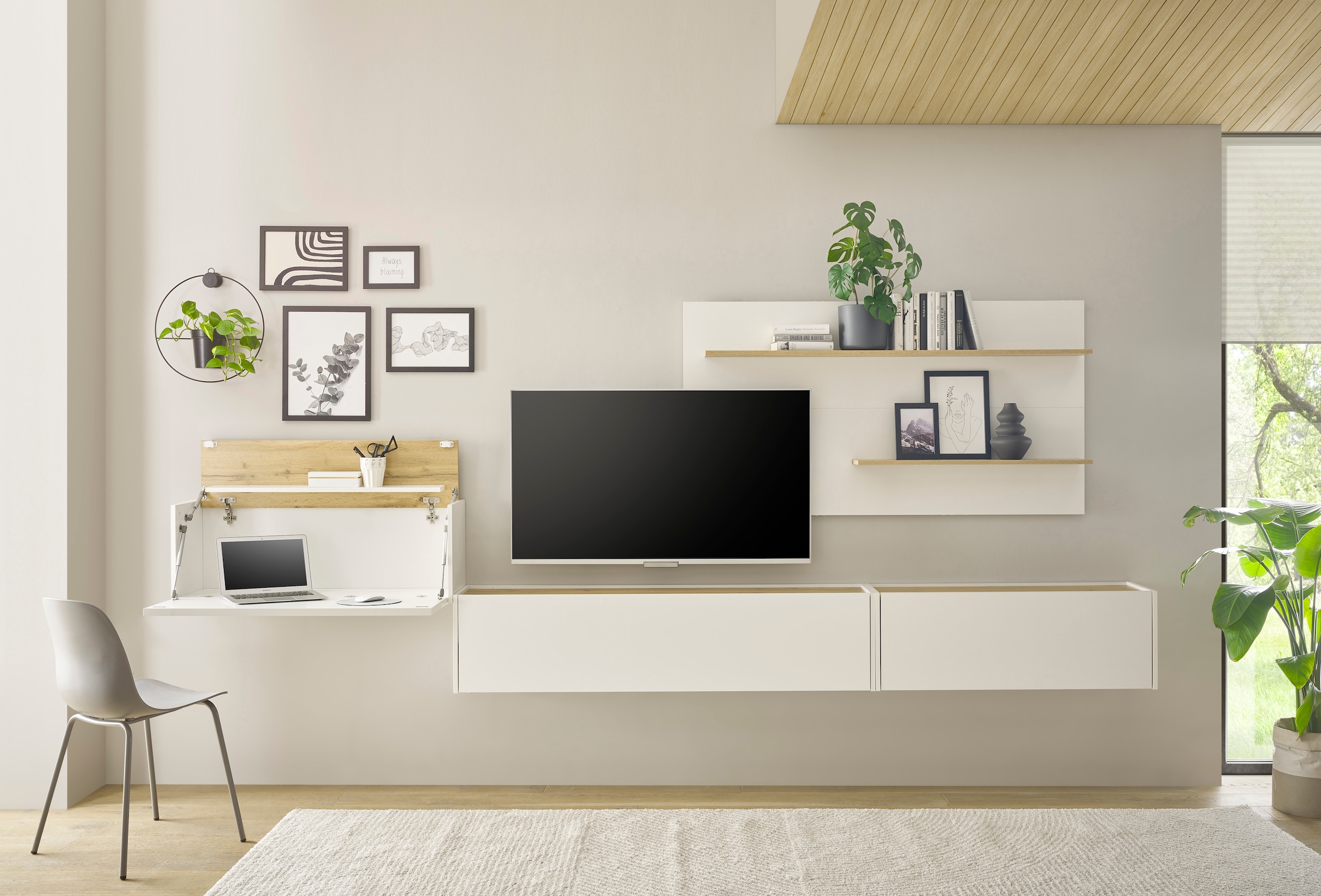 Home affaire Büromöbel-Set "CiTY/GiRON" Set, 4 Stk. tlg. Home Office günstig online kaufen