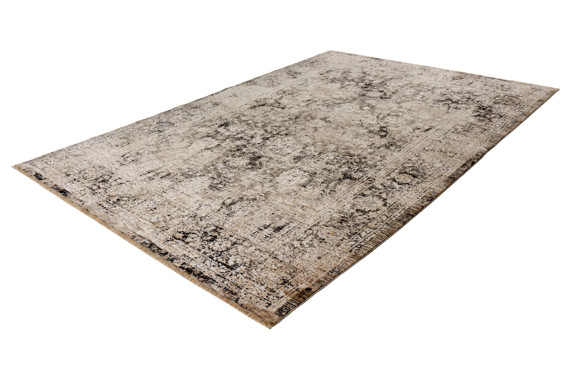 Thumbnail - Kayoom Teppich "Amora 258" rechteckig 13 mm Höhe Kurzflor, Vintage, Orient, Hoch Tief Struktur, Wohnzimmer