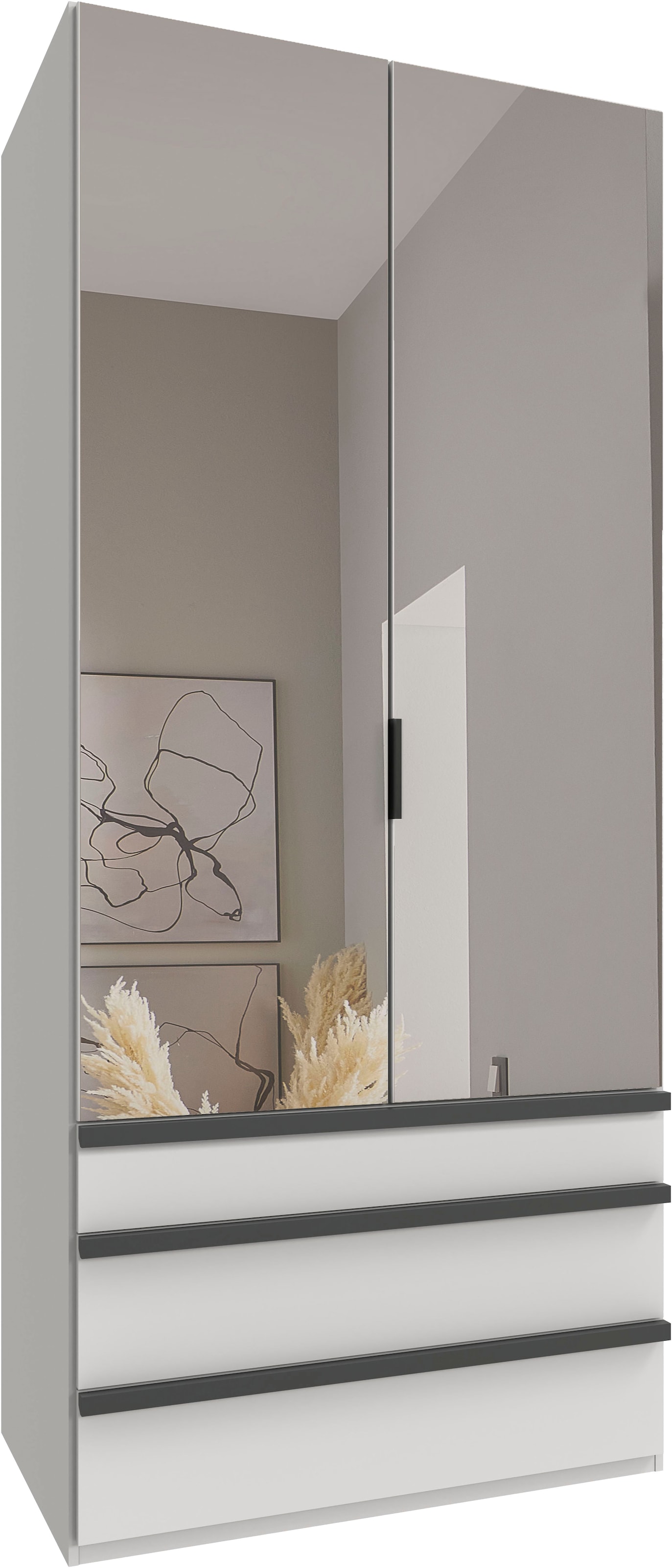 Wimex Falttürenschrank "Oxford by fresh to go, in der Breite 100cm, in 2 Hö günstig online kaufen