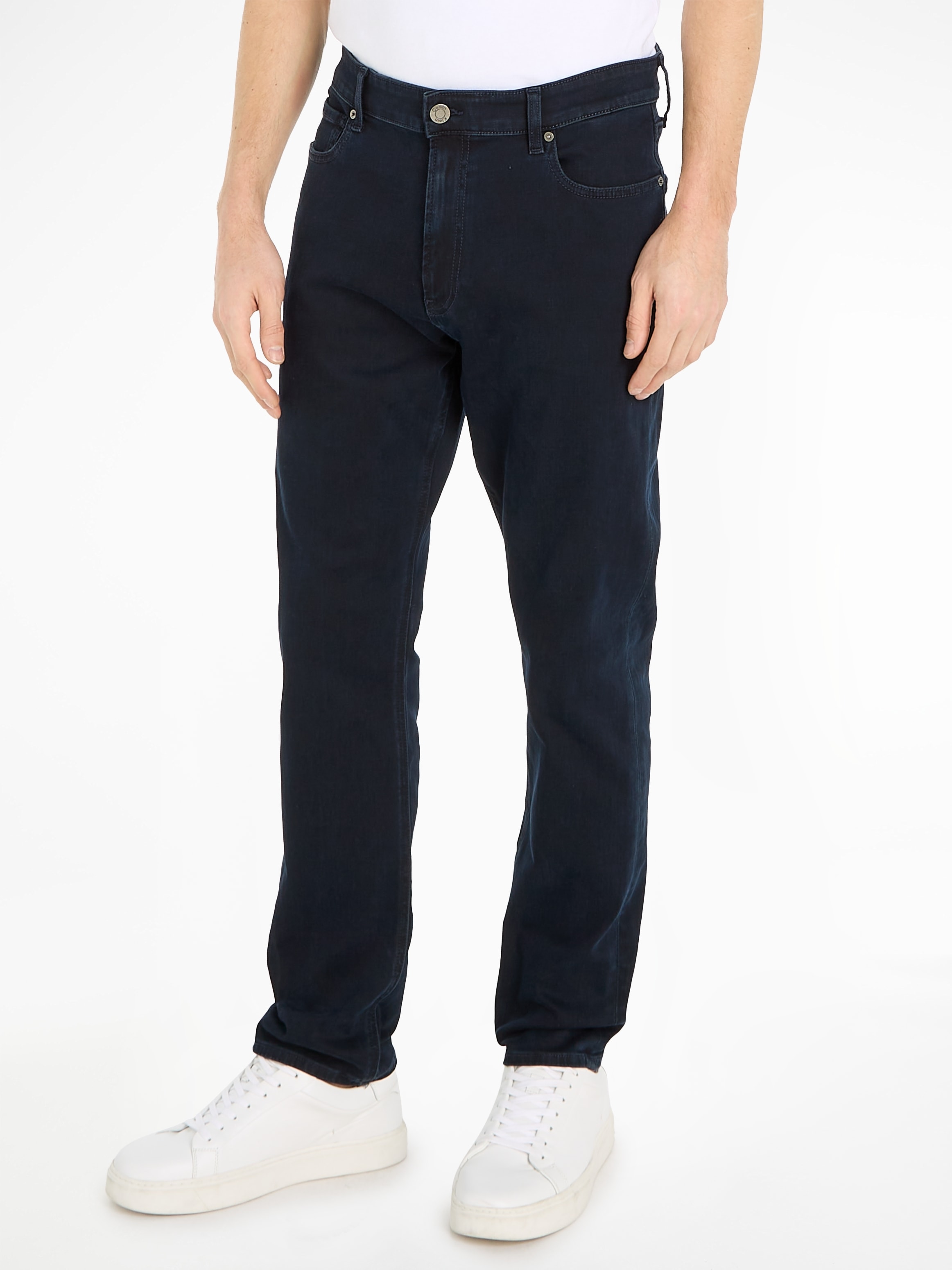 Gerade Jeans »TAPERED BLUE BLACK«, mit Markenlabel