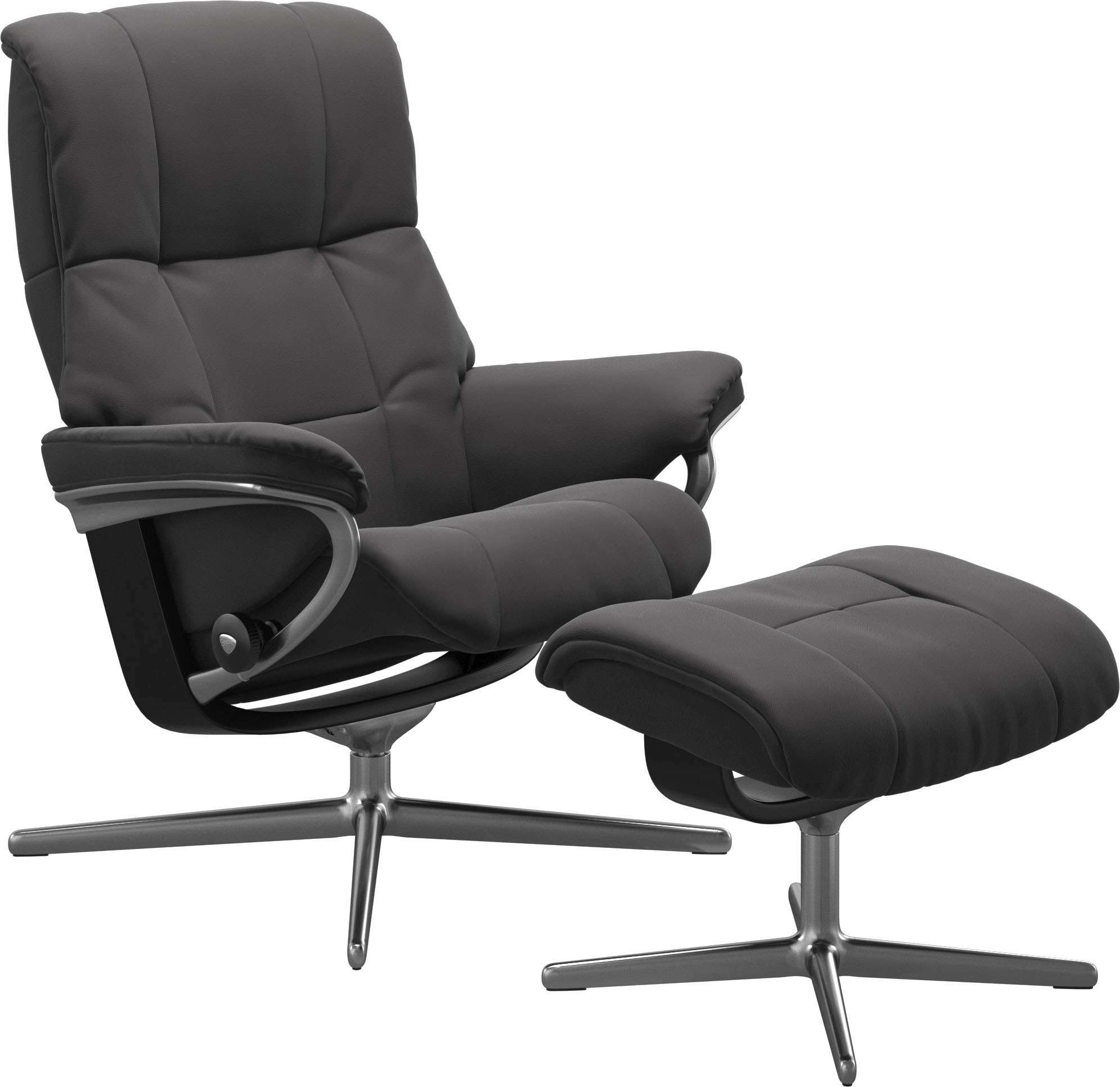 Stressless® Relaxsessel »Mayfair«, mit Cross Base, Größe S, M & L, Holzakzent Schwarz
