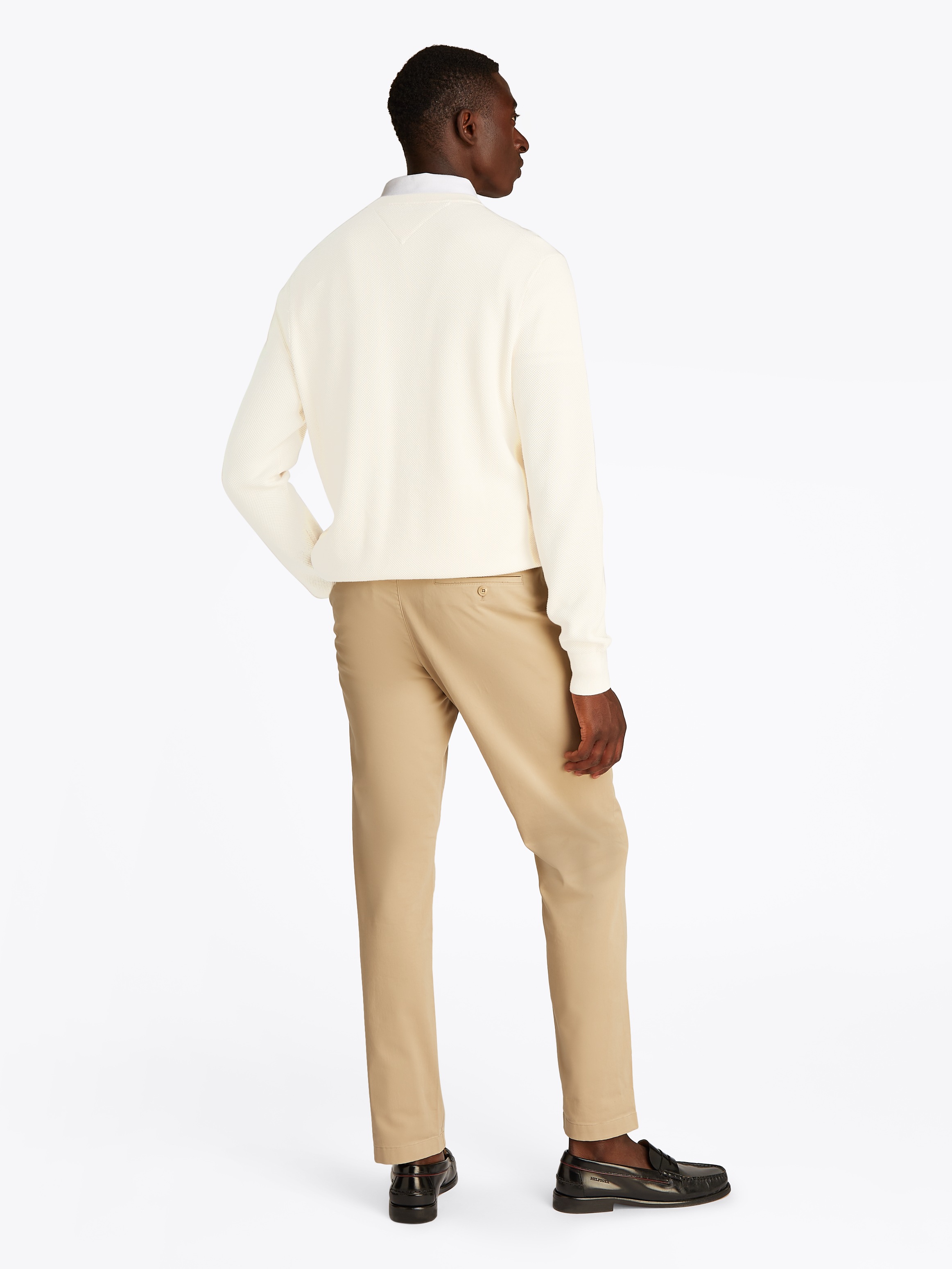 Tommy Hilfiger Rundhalspullover »ESSENTIAL STRUCTURE CREW NECK«, mit feiner Struktur