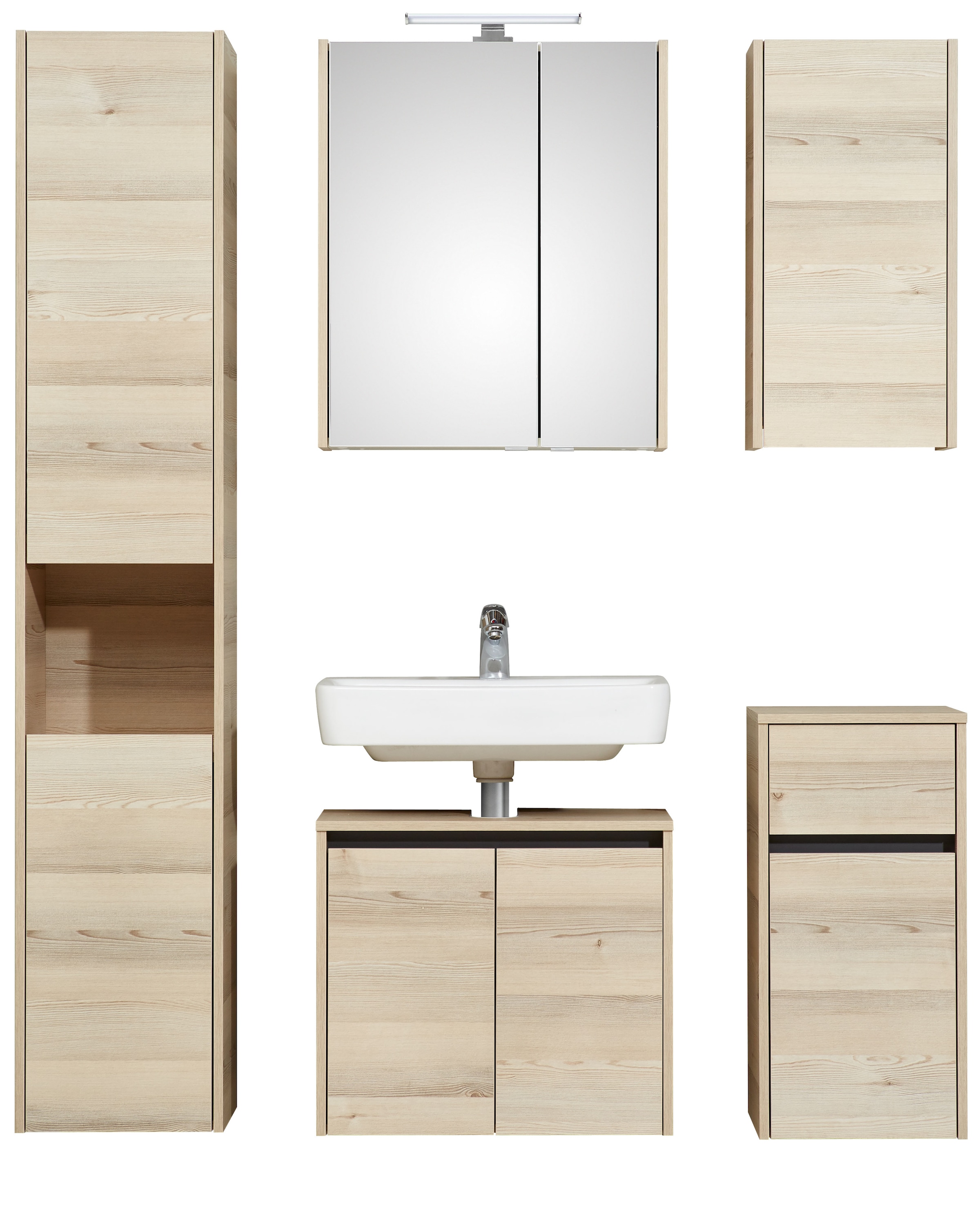 Saphir Badmöbel-Set »Quickset 393«, (Komplett-Set, 5 St.)