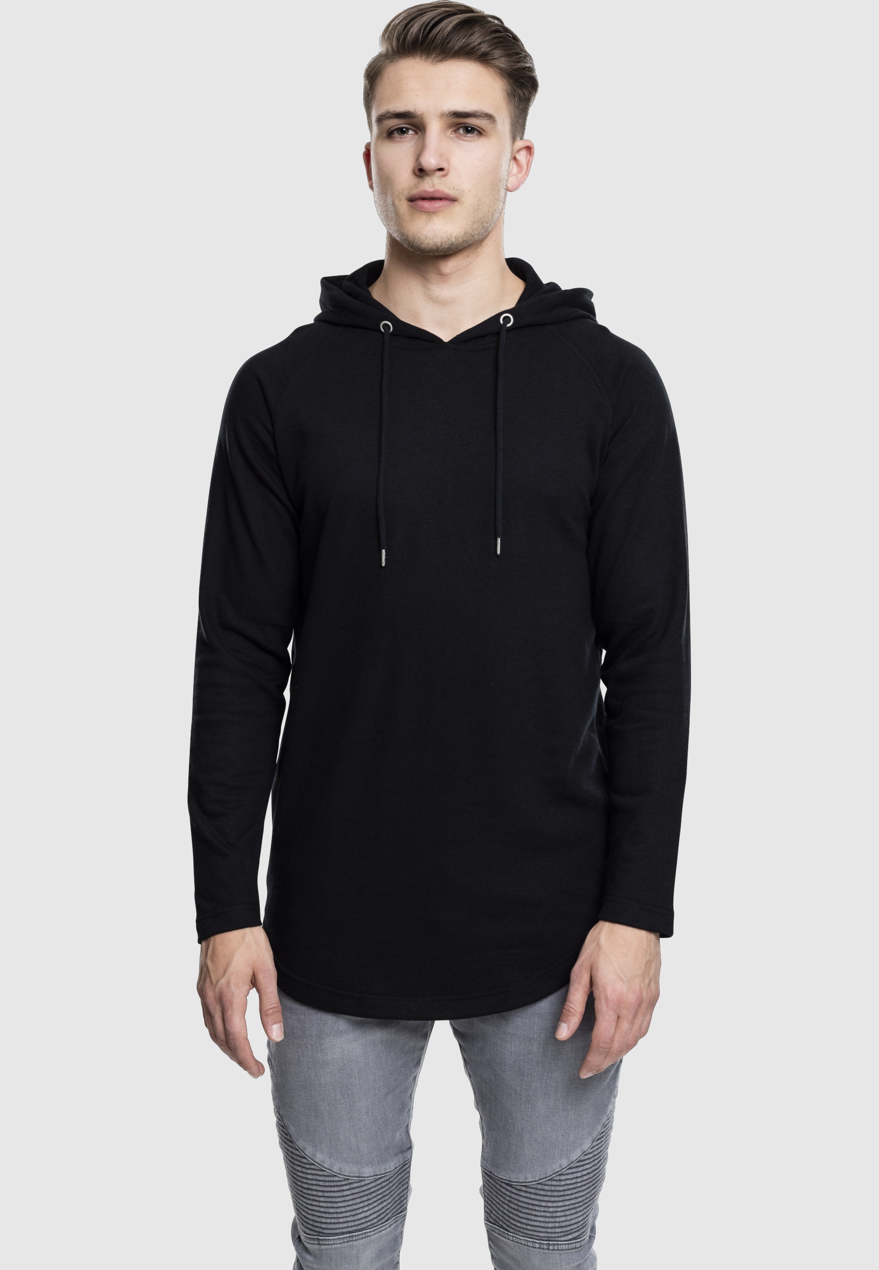 URBAN CLASSICS Hoodie »Urban Classics Herren Long Shaped Terry Hoody«, 1 Stk.
