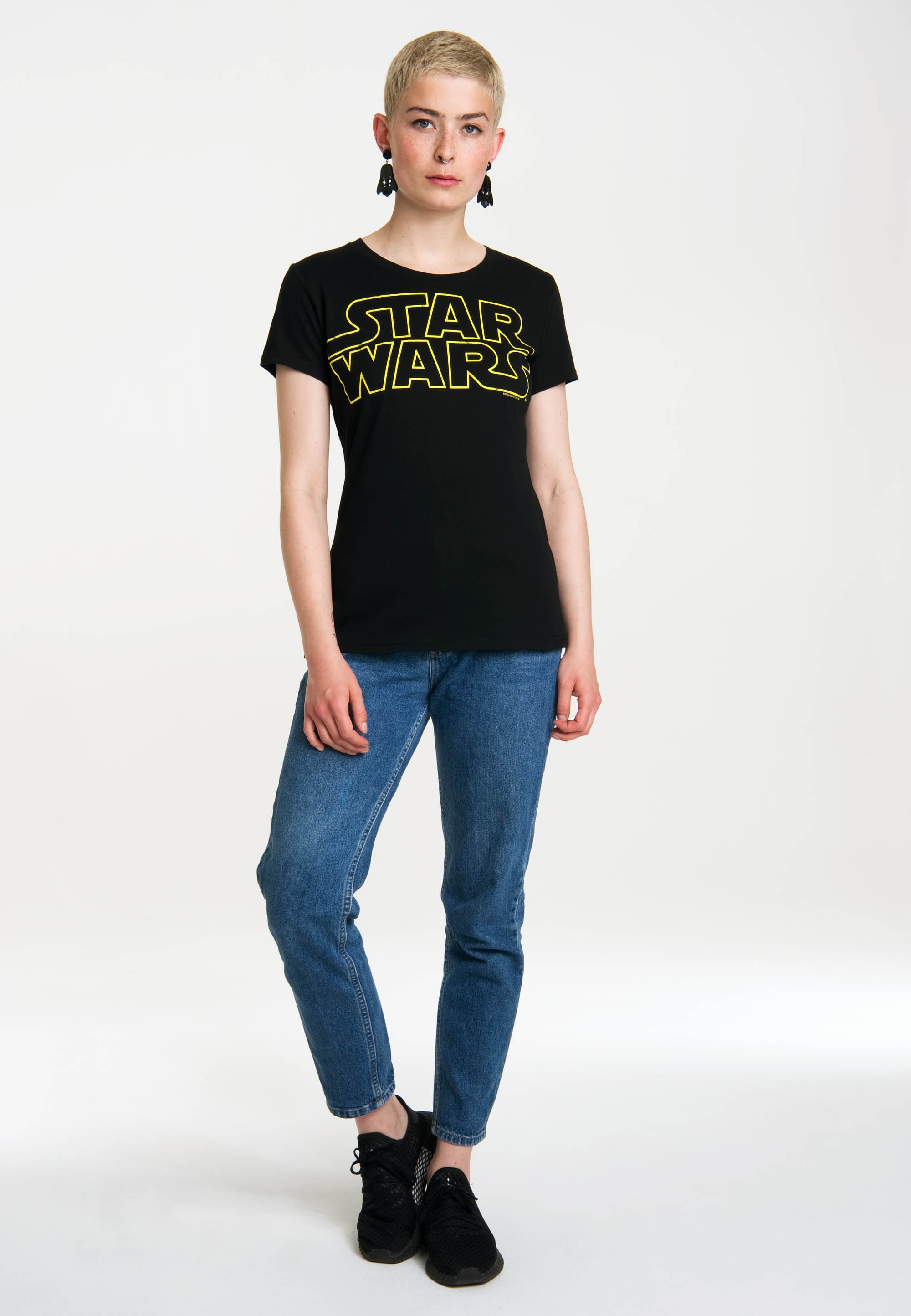 LOGOSHIRT T-Shirt »Krieg der Sterne - Star Wars«, mit coolem Frontprint