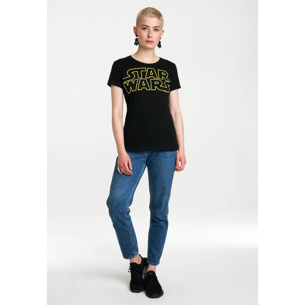 LOGOSHIRT T-Shirt »Krieg der Sterne - Star Wars«, mit coolem Frontprint