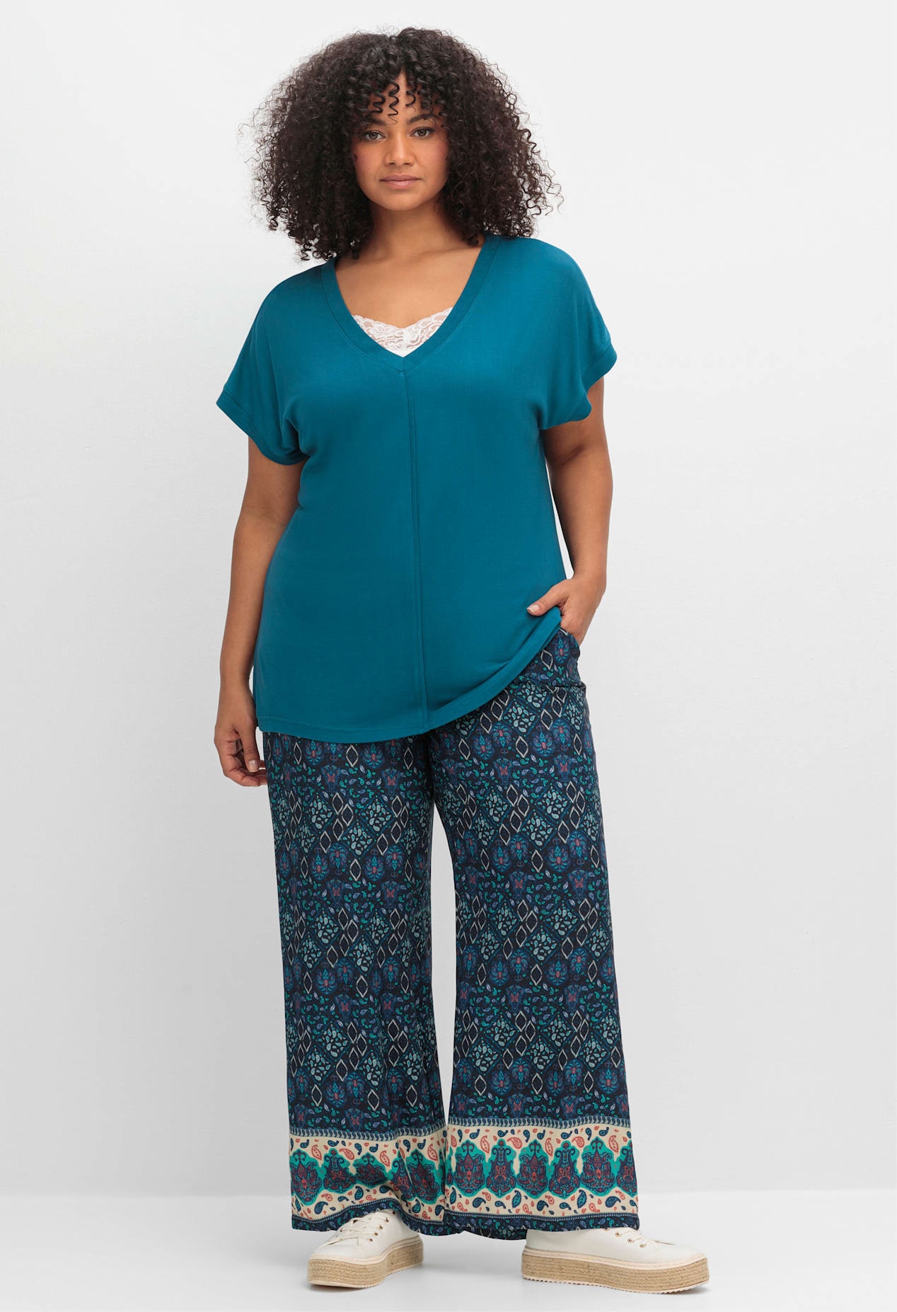 Sheego T-Shirt "T-Shirt", 1 Stk. günstig online kaufen