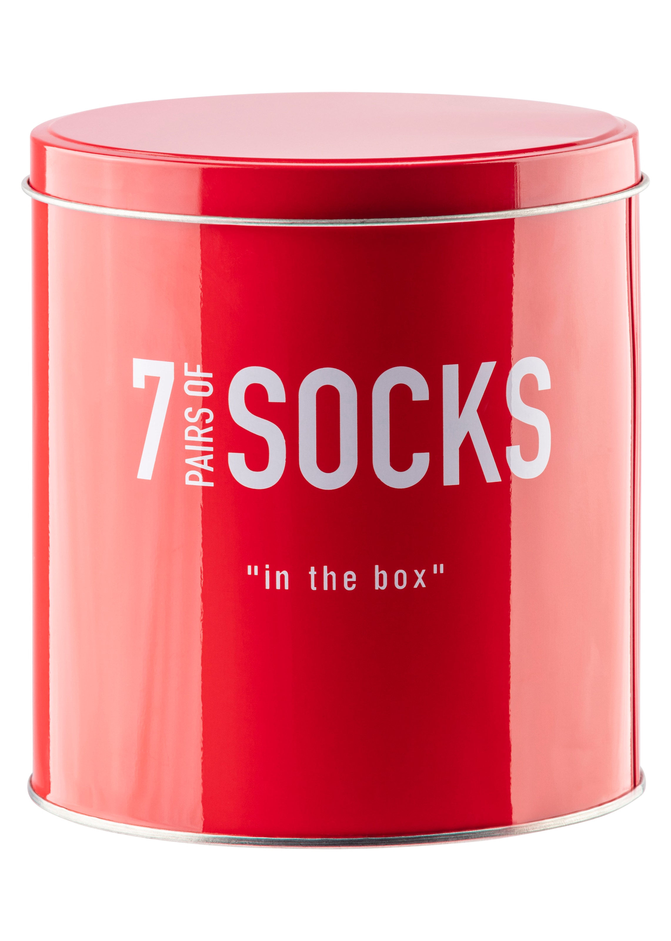 Bench. Sneakersocken, (Dose, 7 Paar), verpackt in der Dose