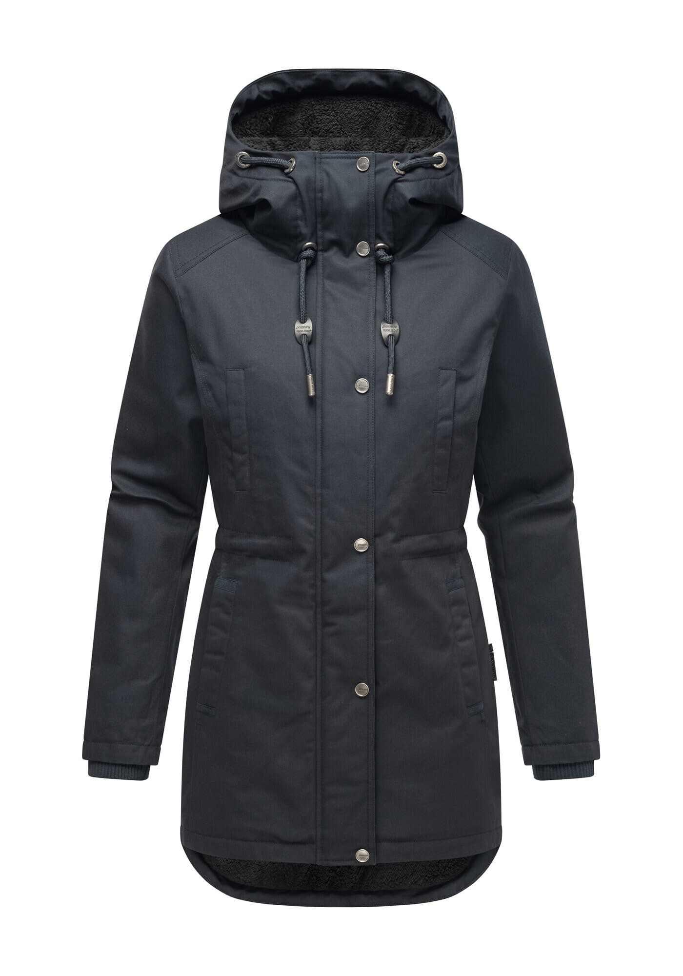 Navahoo Winterjacke »Winterfunke«, Designer Winterjacke mit Teddyfell gefüttert