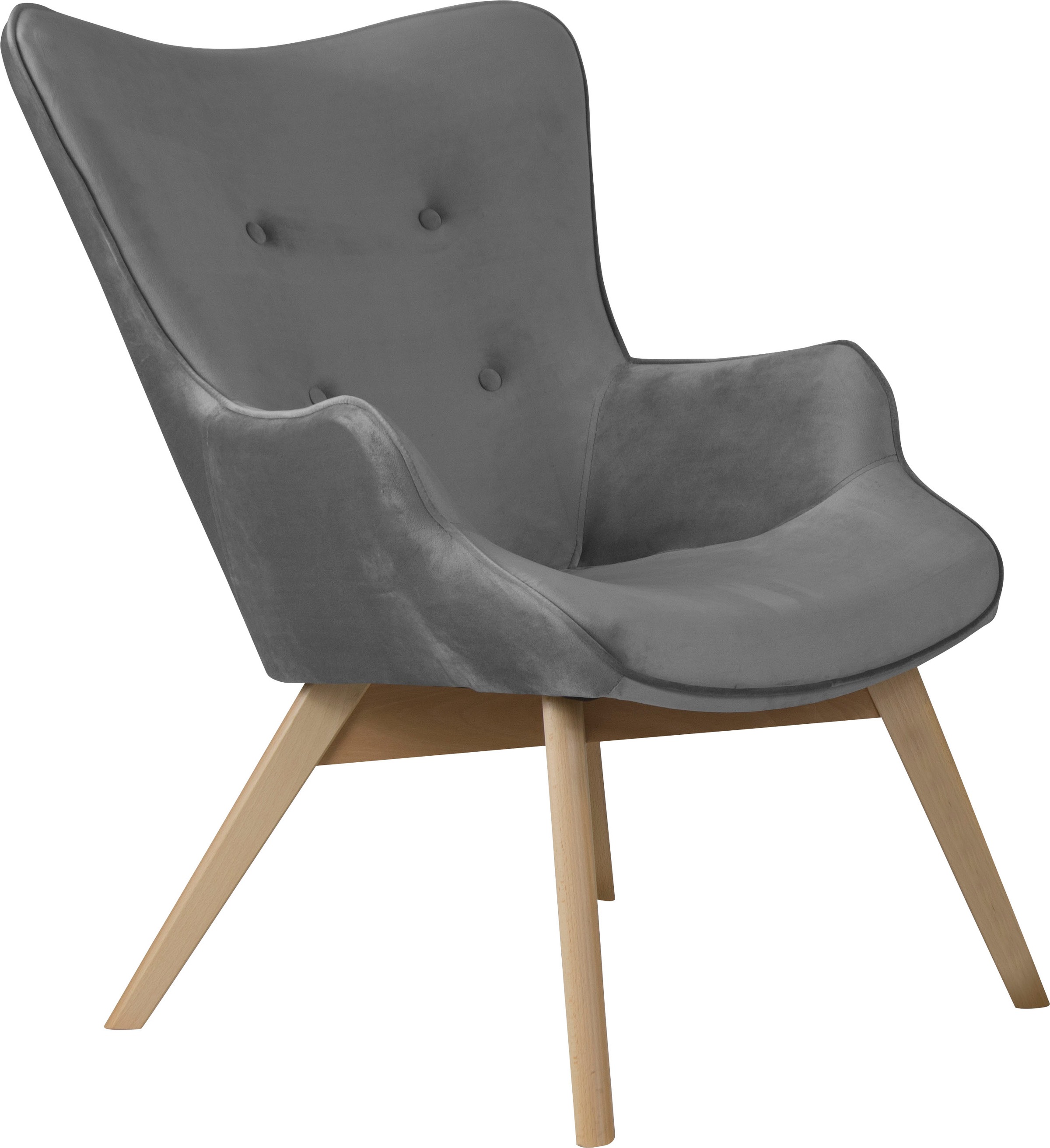 Home affaire Sessel "Nicko" wahlweise mit und ohne Hocker günstig online kaufen