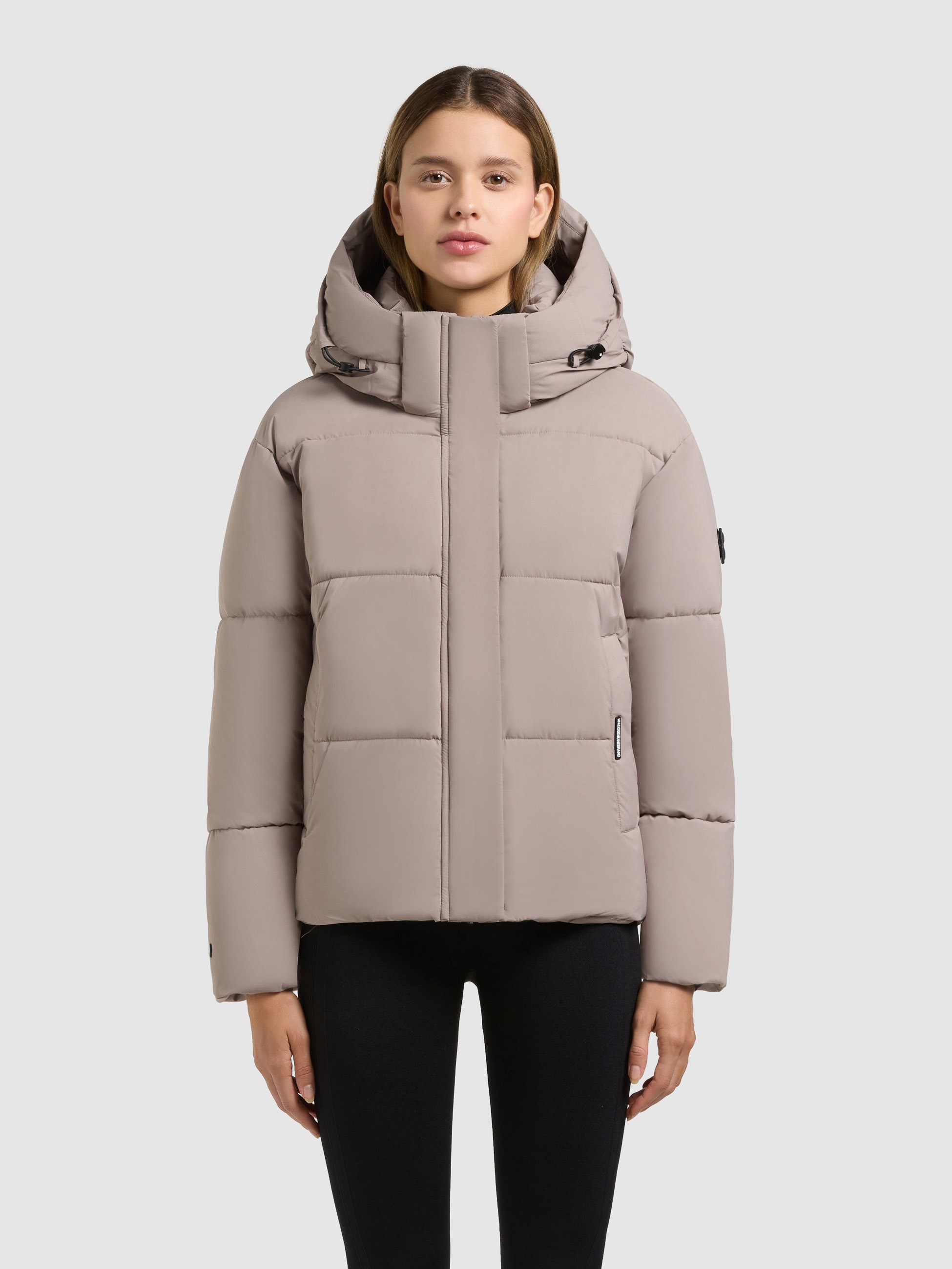 khujo Steppjacke »DEVINA2 MATT« mit Kapuze