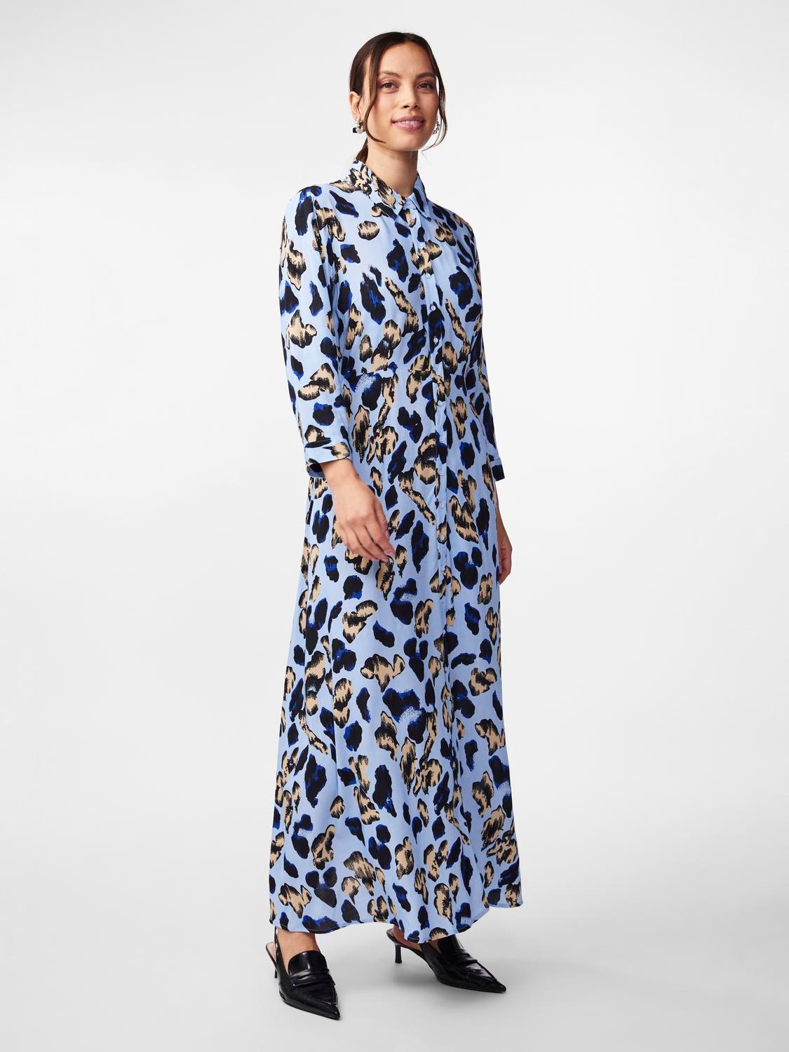 Y.A.S Hemdblusenkleid »YASSAVANNA LONG SHIRT DRESS«, mit 3/4 Ärmel