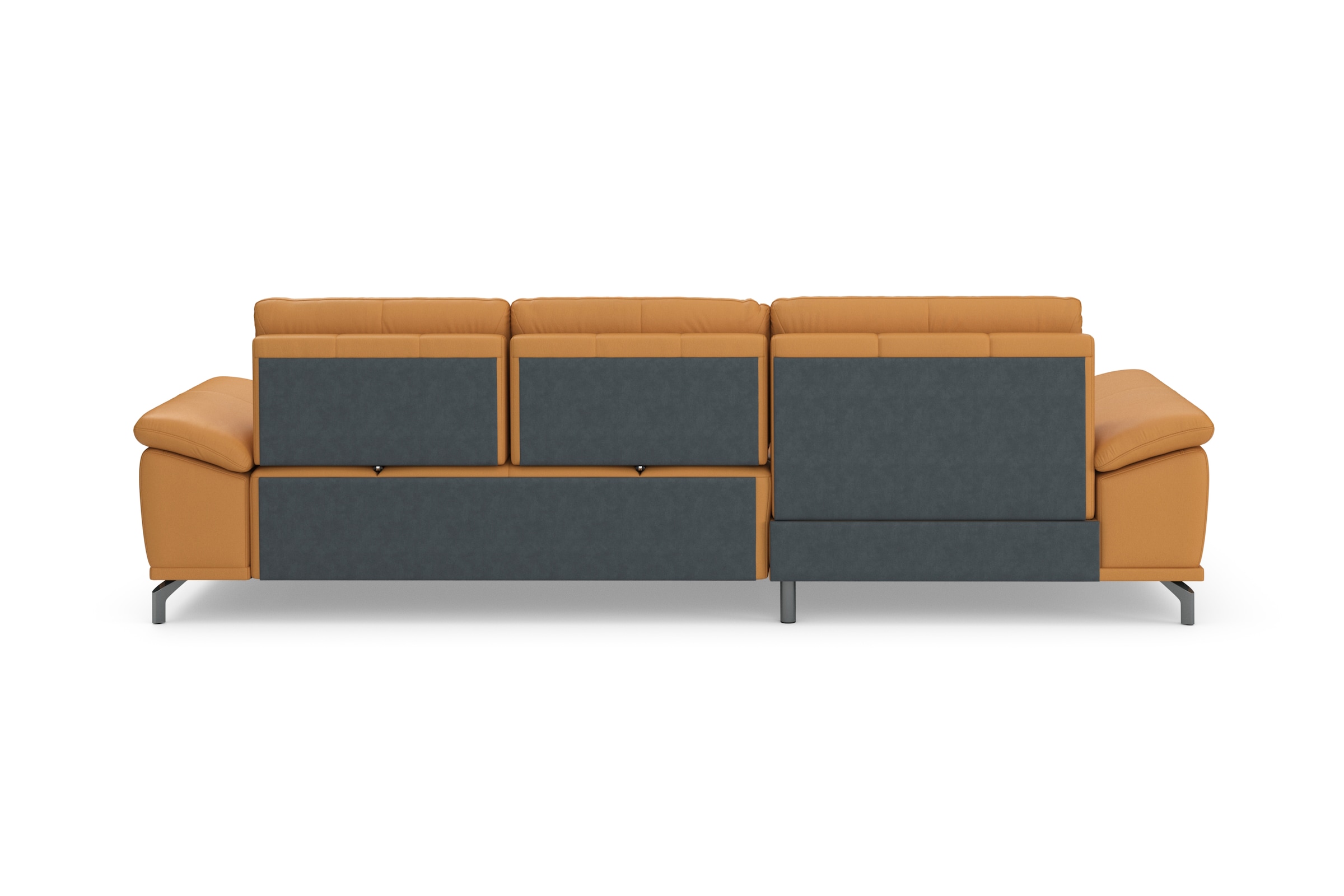 Places of Style Ecksofa Costello, mit Sitztiefenverstellung und Armlehnfunktion, incl. 3 Nierenkissen