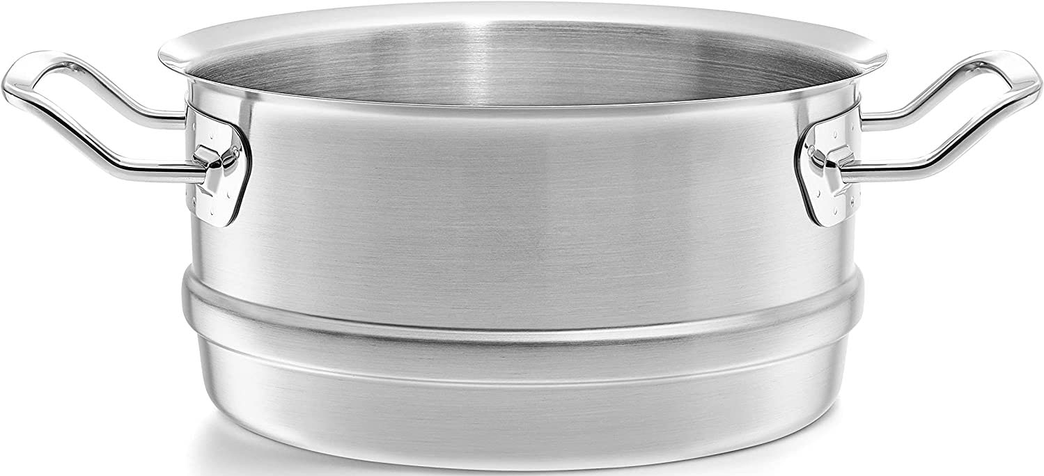 FISSLER Dämpfeinsatz "ORIGINAL-PROFI COLLECTION", 20cm, silber, Topfeinsätze, Made in Germany, aus 18/10 Edelstahl, Kaltmetallgriff