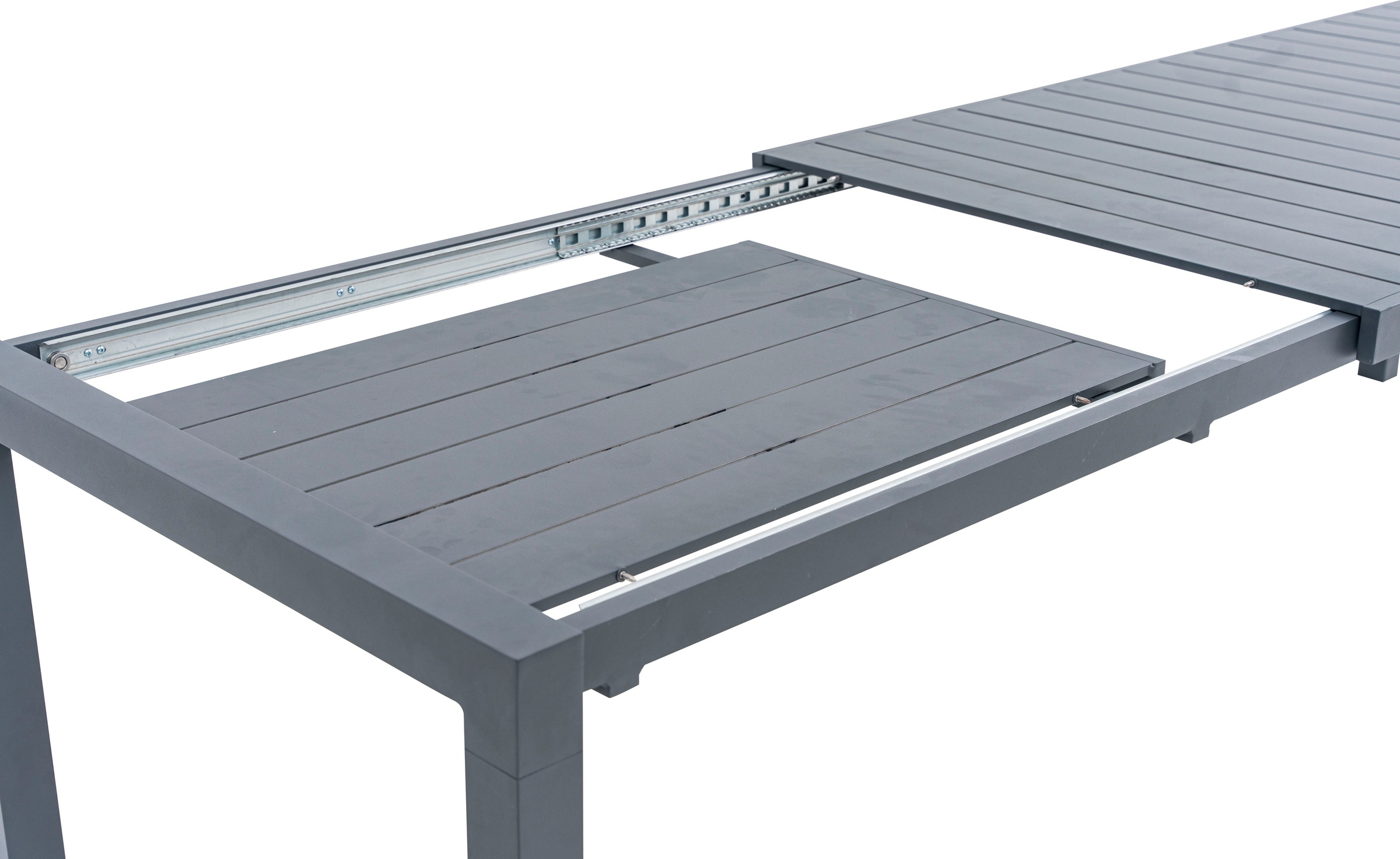 KONIFERA Garten-Essgruppe »»Carini««, (Set, 9 tlg., 8x Sessel, Tisch ausziehbar 90x184-224x75 cm), Aluminium/ Textilgewebe