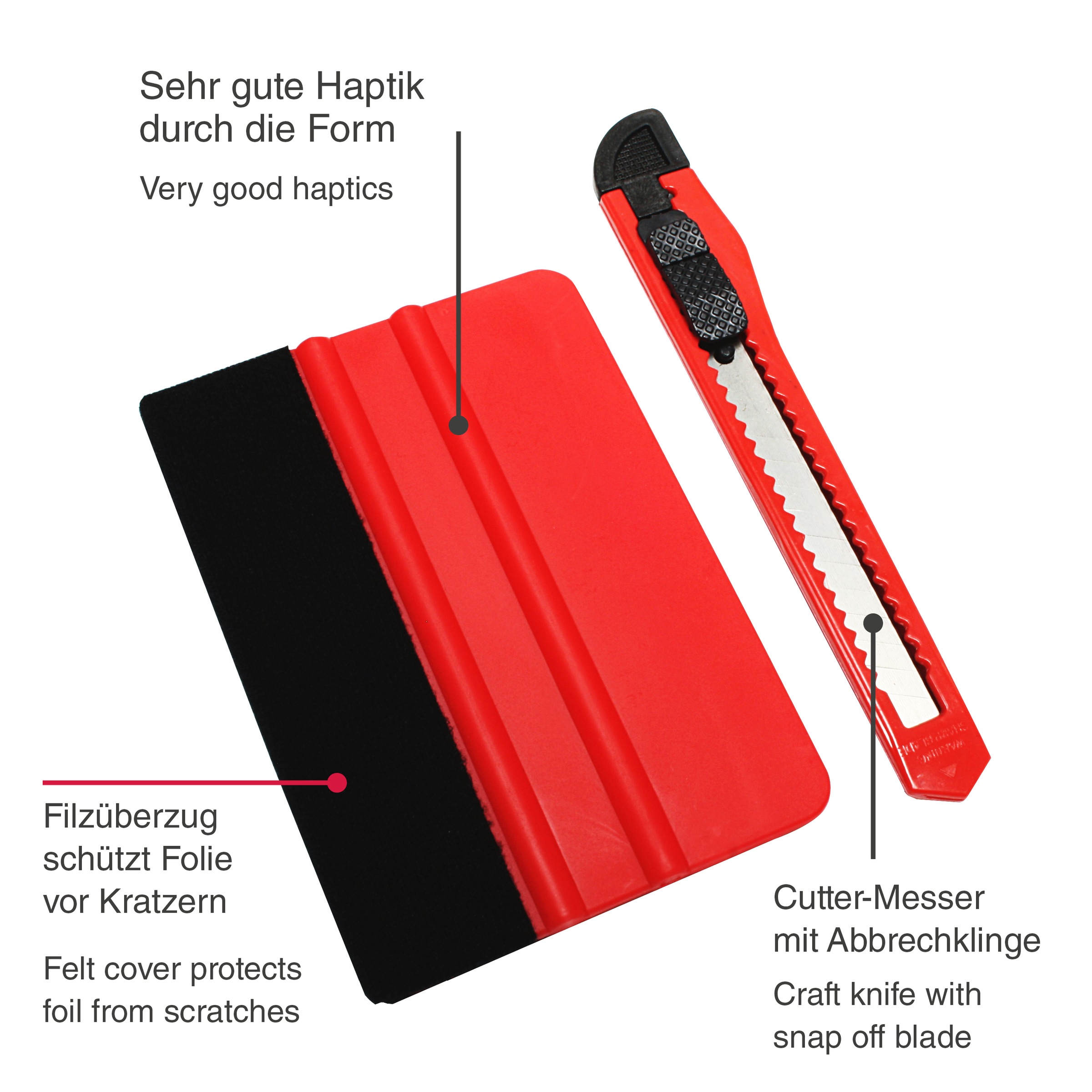 GARDINIA Zubehör-Set "Rakel + Cutter Set für Fensterfolie" Serie Fensterfol günstig online kaufen