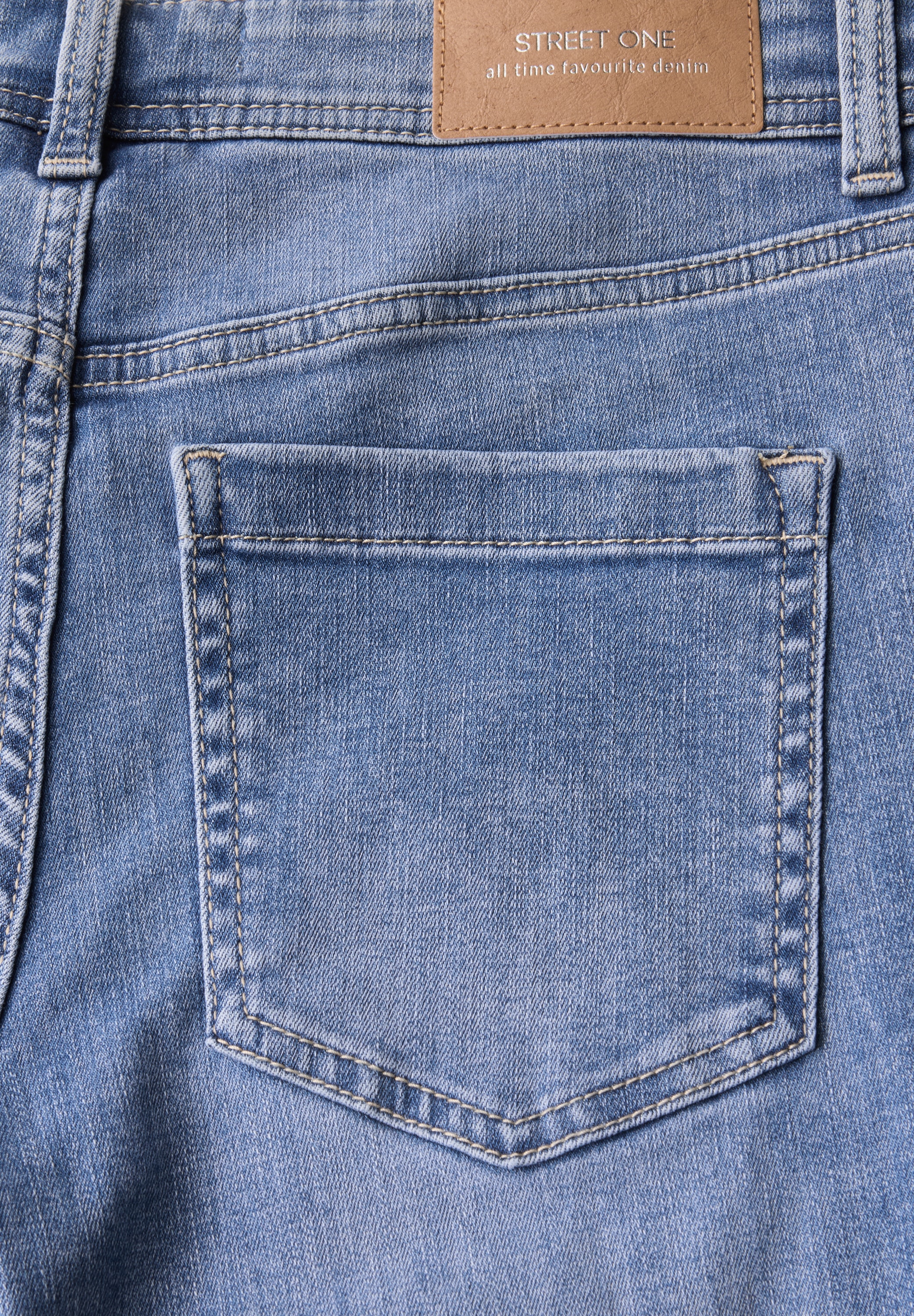 STREET ONE Comfort-fit-Jeans, Middle Waist