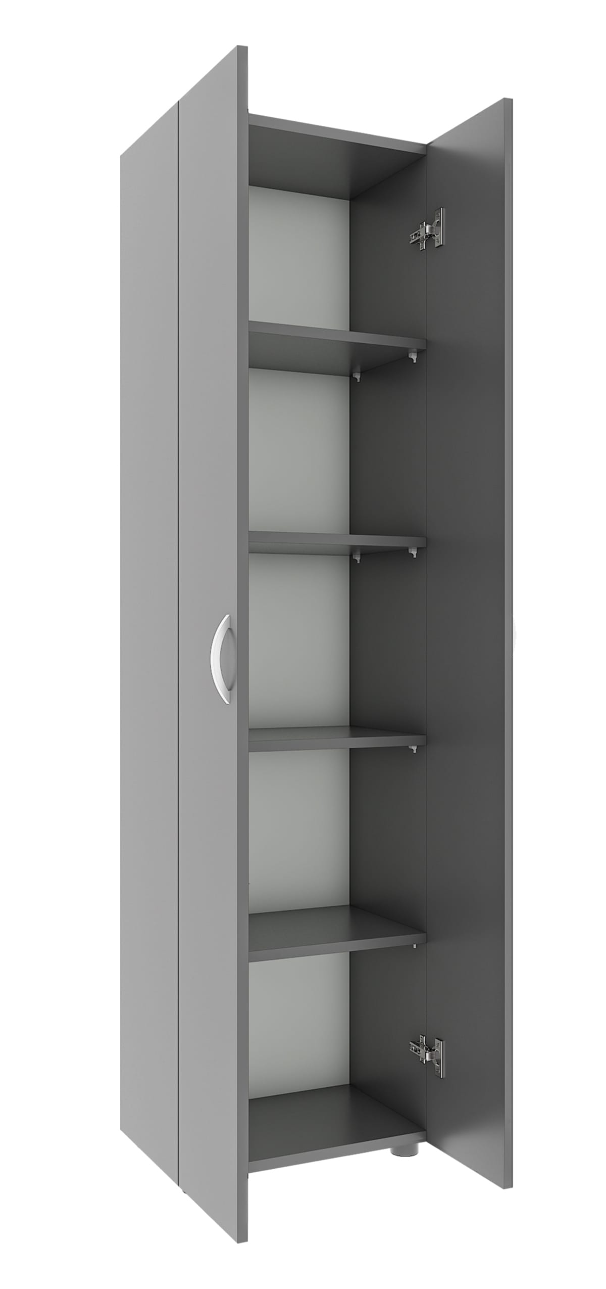 VCM Aktenschrank »VCM Büroschrank mit 5 Fächern | moderner Aktenschrank mit Drehtüren | Maße ca. H. 178 x B. 49 x T. 34 cm ¿ Ulas 5-Fach«, (1 St.)