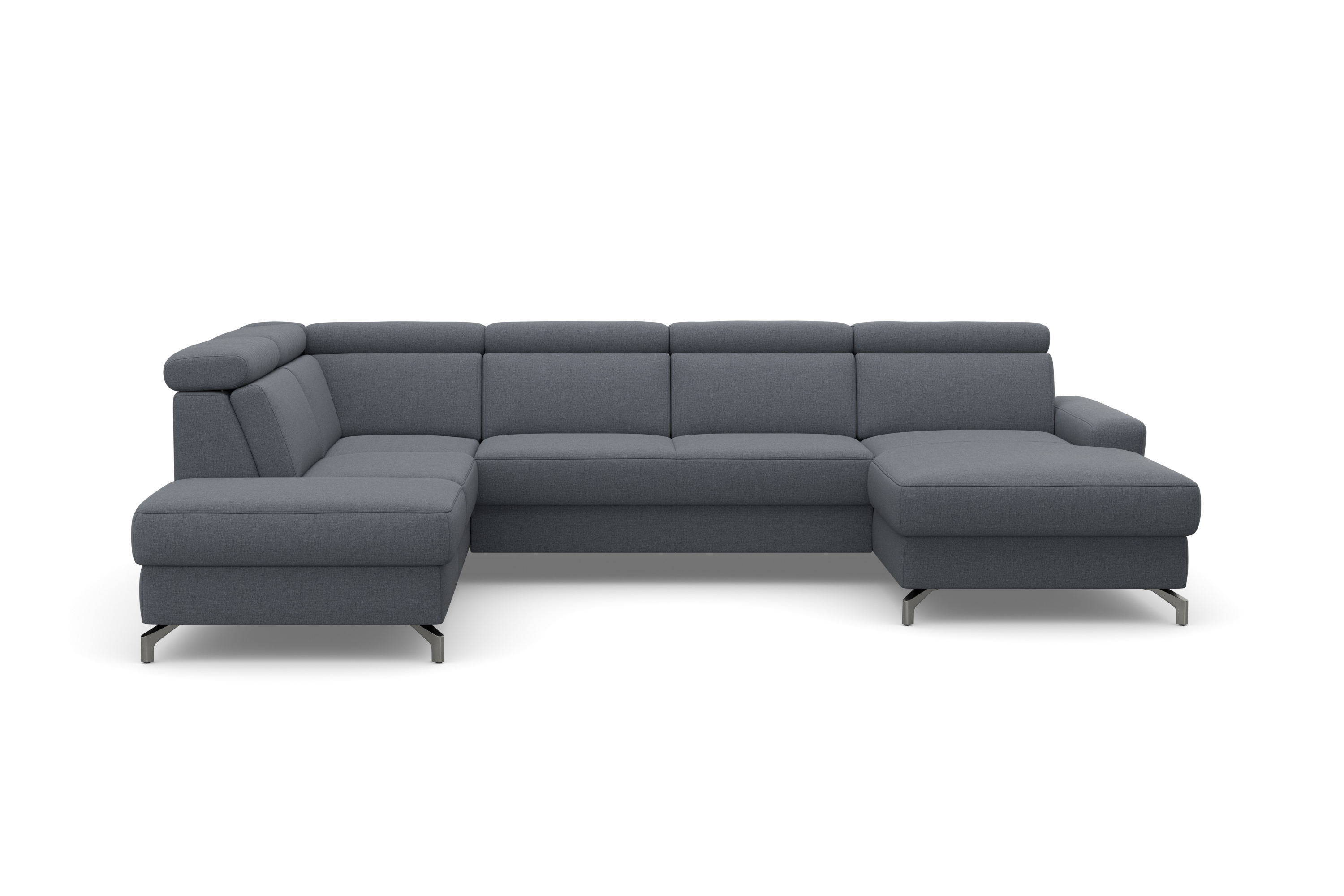 sit&more Wohnlandschaft "Scarlett U-Form" inklusive Kopfteilverstellung, optional Schlaffunktion & Bettkasten