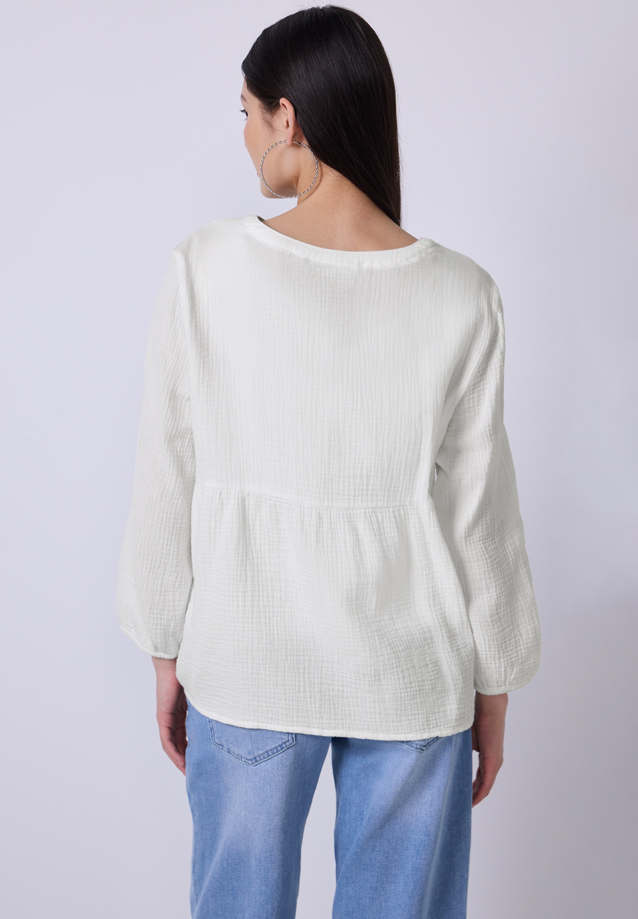 STREET ONE STUDIO Shirtbluse, mit 3/4 Ärmeln