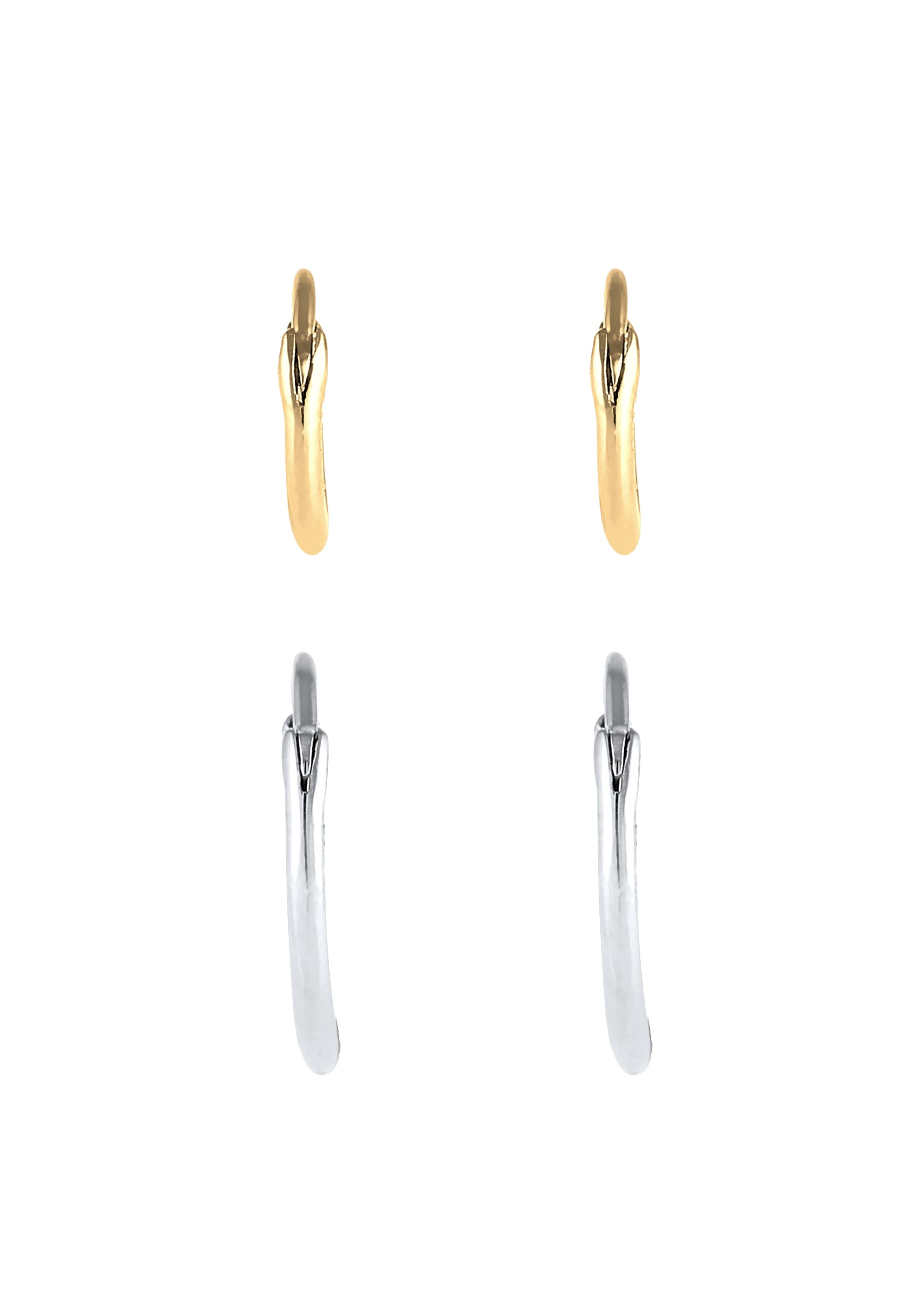 Elli Ohrstecker-Set »Ohrringe Creolen 2er Set 925 Sterling Silber«