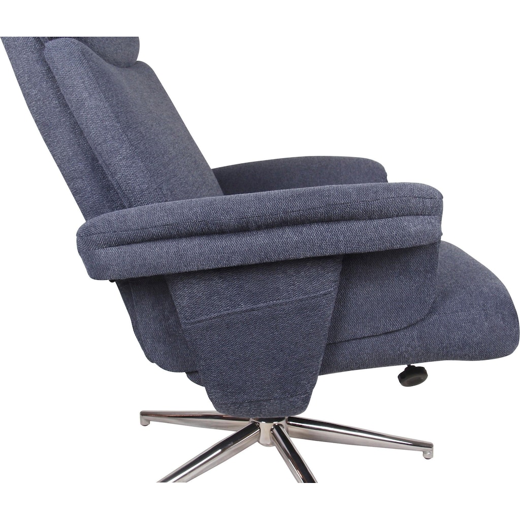 Duo Collection TV-Sessel »Sudbury«, mit Hocker und Relaxfunktion, 360 Grad drehbar