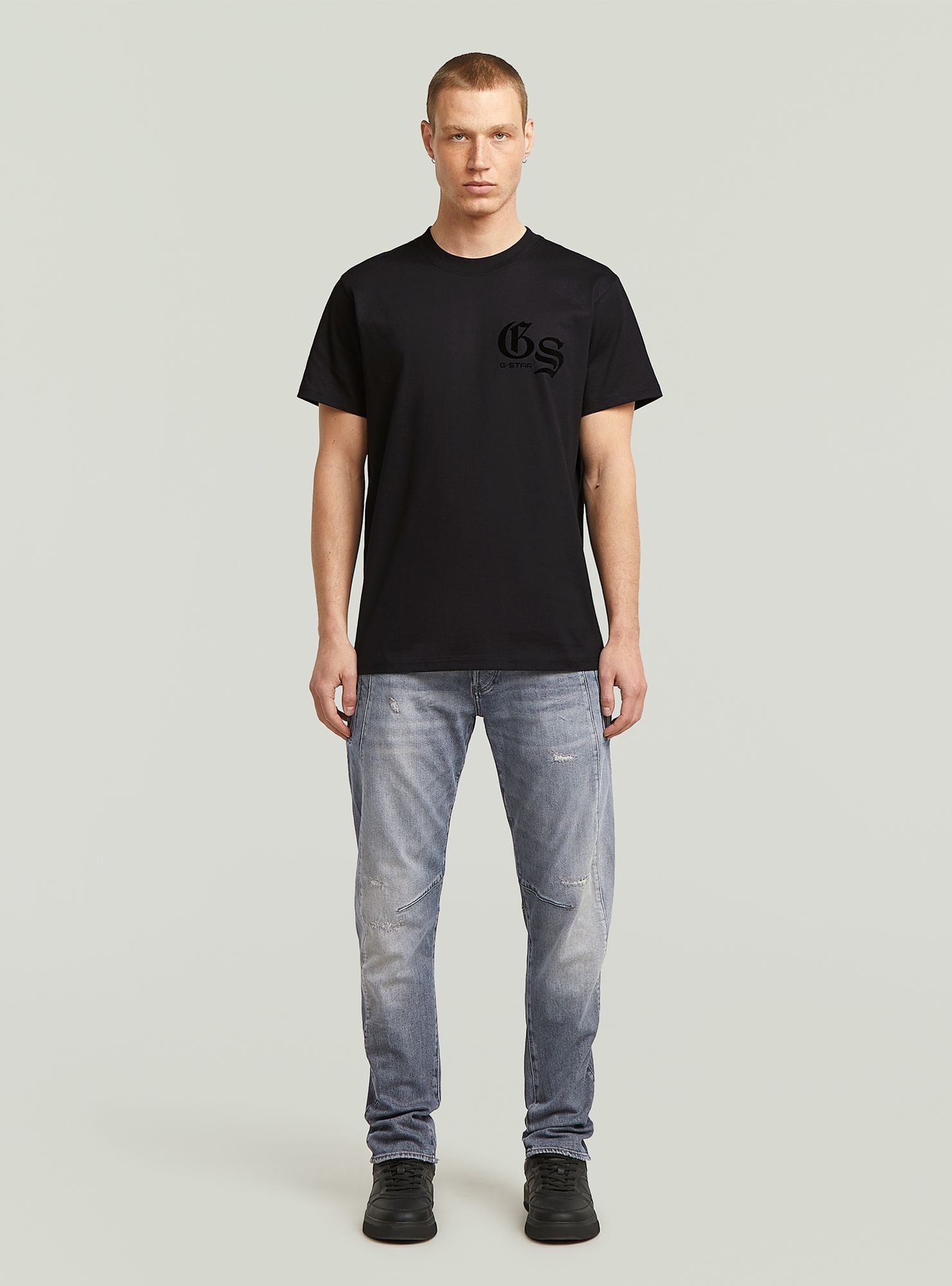 G-STAR T-Shirt "Flock Back Loose T-Shirt" günstig online kaufen