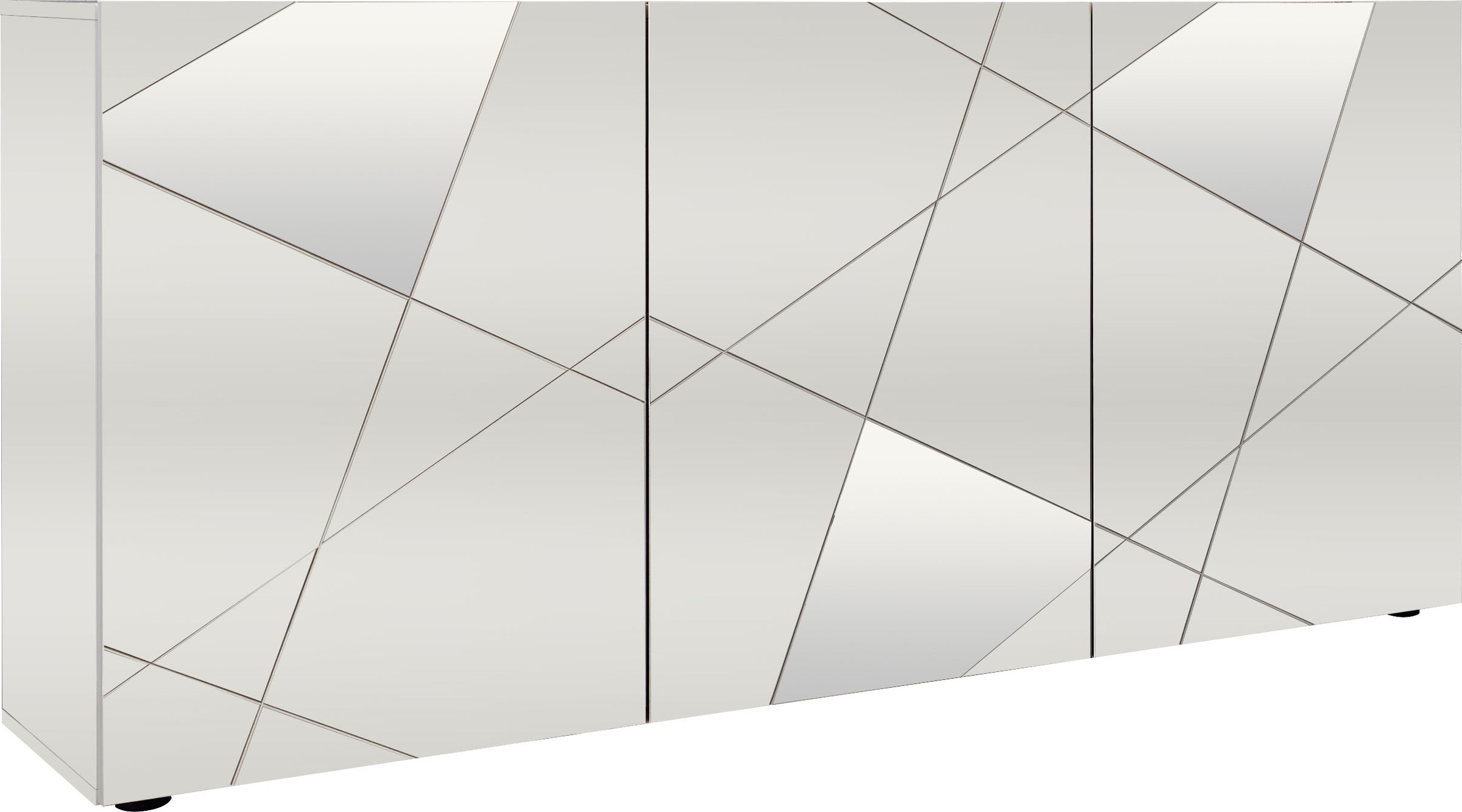 Home affaire "Vittoria" Breite 181 cm, Front mit Siebdruck und Spiegel günstig online kaufen