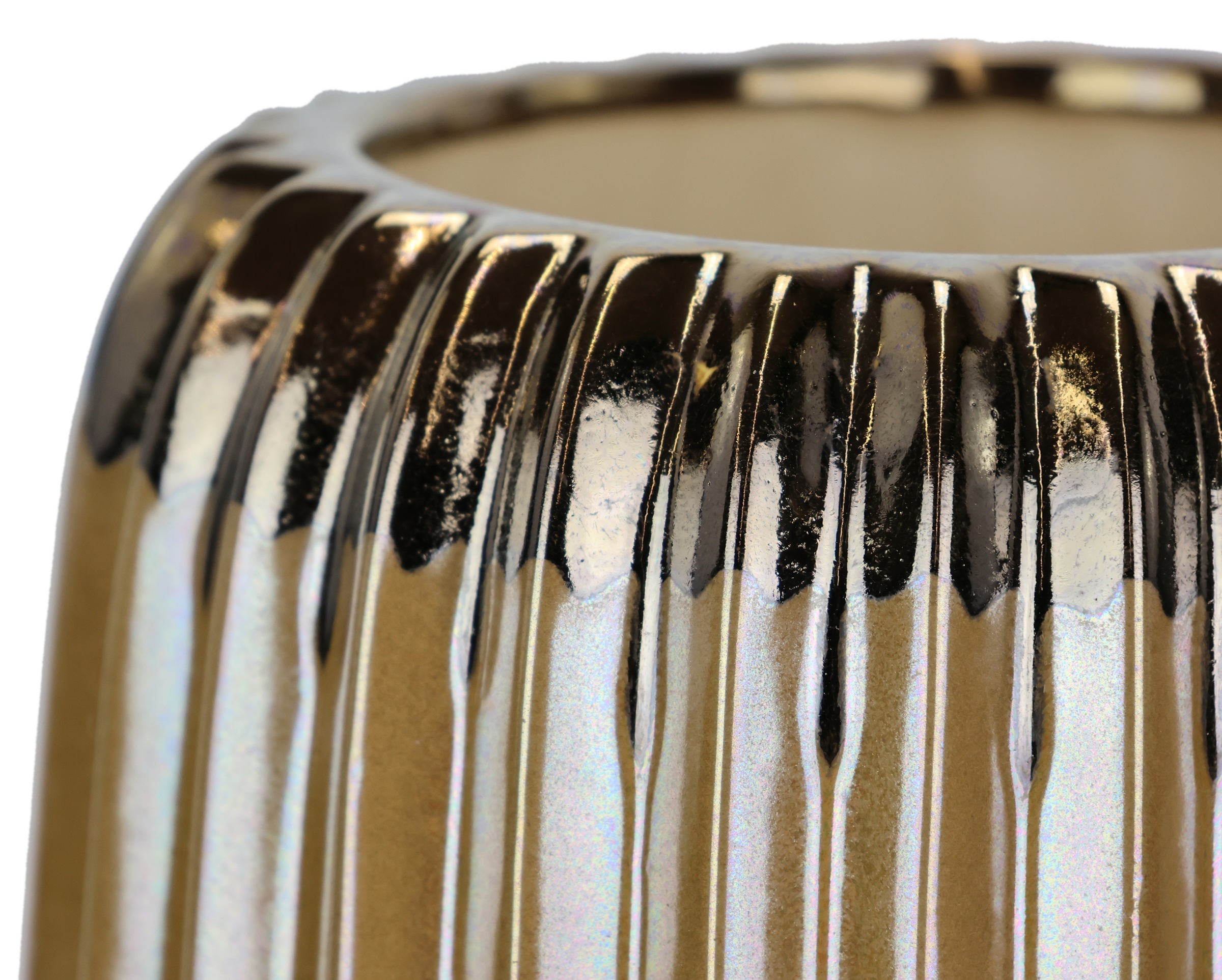 I.GE.A. Dekovase "Vase aus Keramik" Dekovase Blumenvase Modern für Tischdek günstig online kaufen