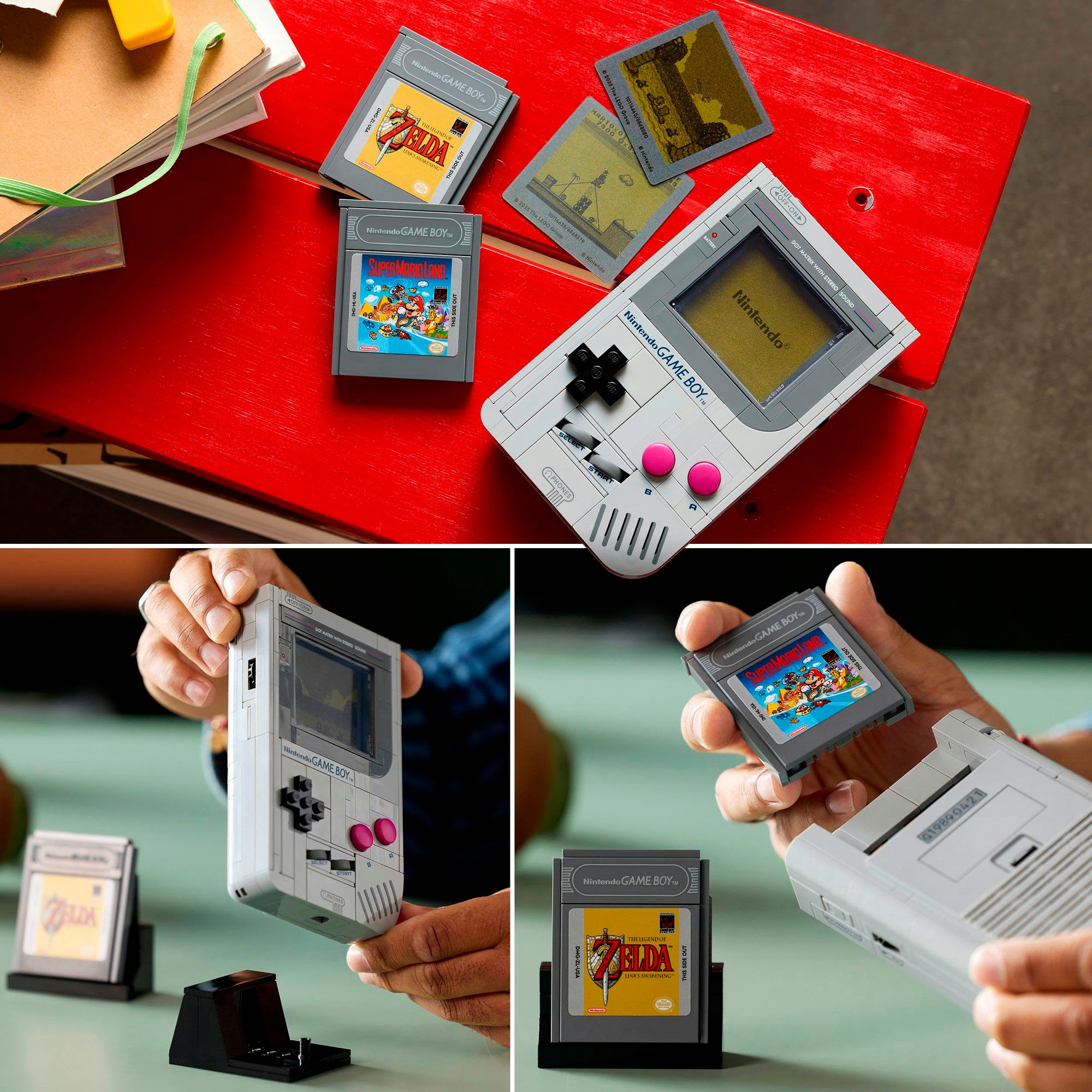 LEGO® Konstruktionsspielsteine »Game Boy (72046), LEGO Super Mario« Made in Europe