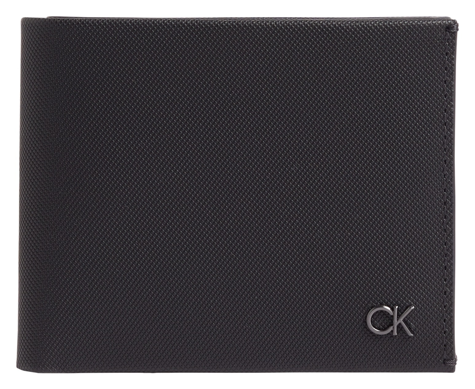 Calvin Klein Geldbörse »CK CLEAN PQ BIFOLD 5CC W/COIN«, Geldbeutel Portemonnaie Herrenbörse Recycelte Materialien Leder