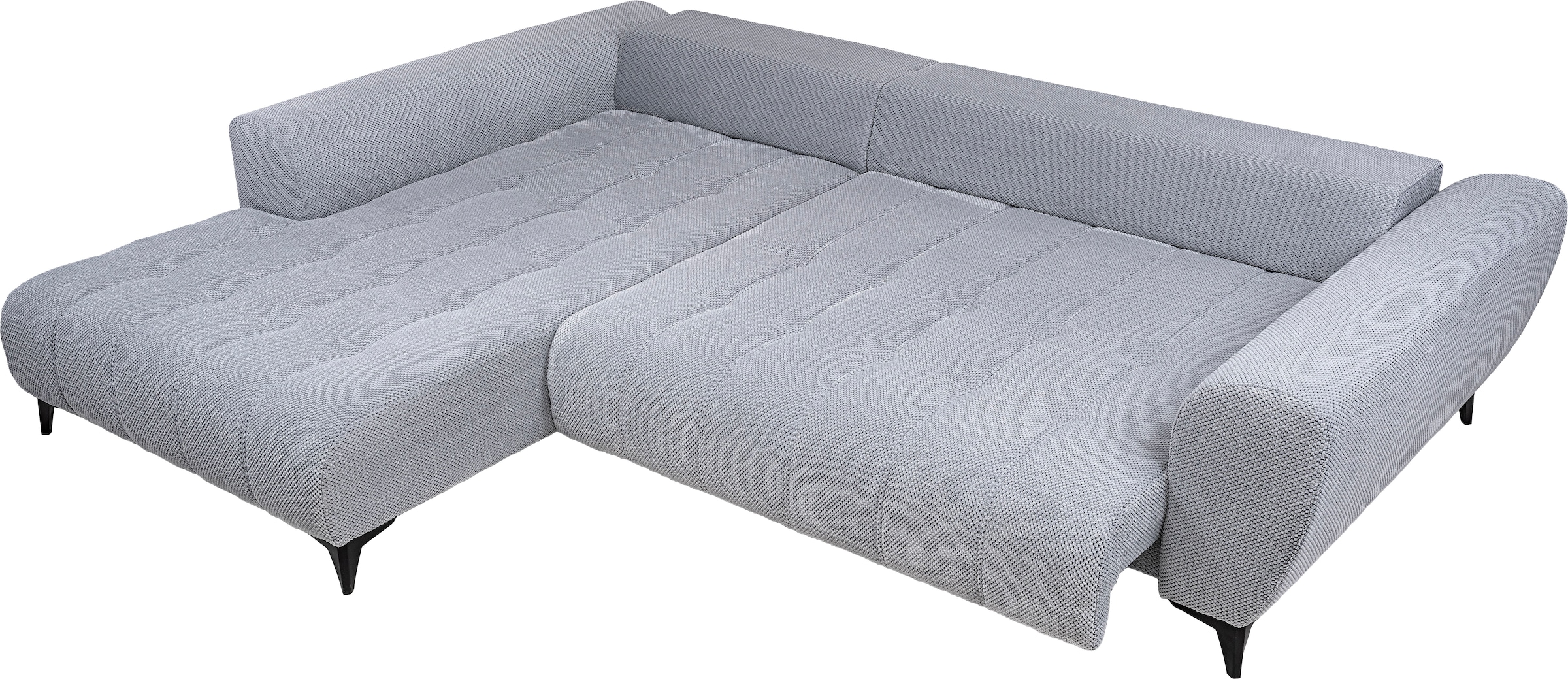 WERK2 Ecksofa »Memo Garay«, Luxus in Übergröße: XXL-Liegefläche, Komfort-Ottomane & stilvolle Füße