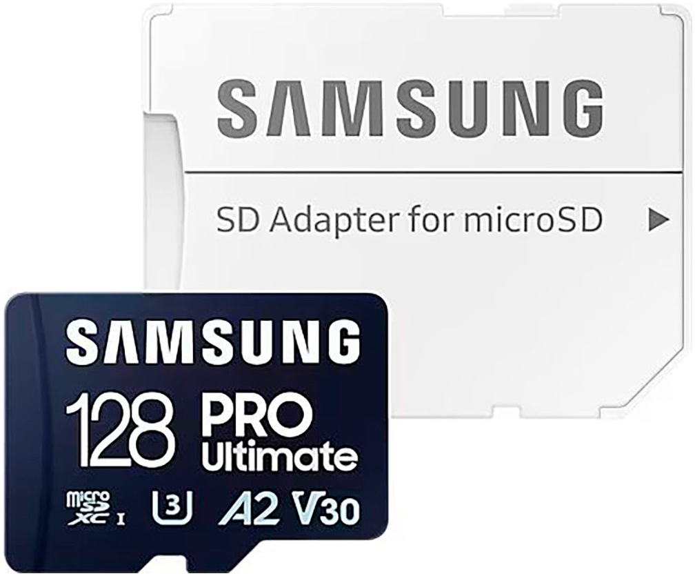 SAMSUNG Speicherkarte "Pro Ultimate", 128 GB, blau, Speicherkarten