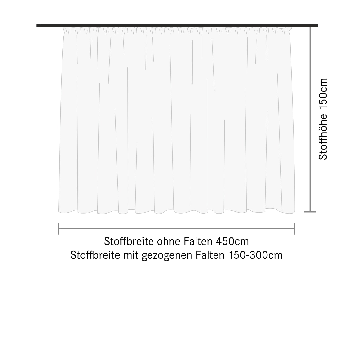 Gerster Gardine »Jody«, (1 St.), Fertig konfektionierter Store aus Voile