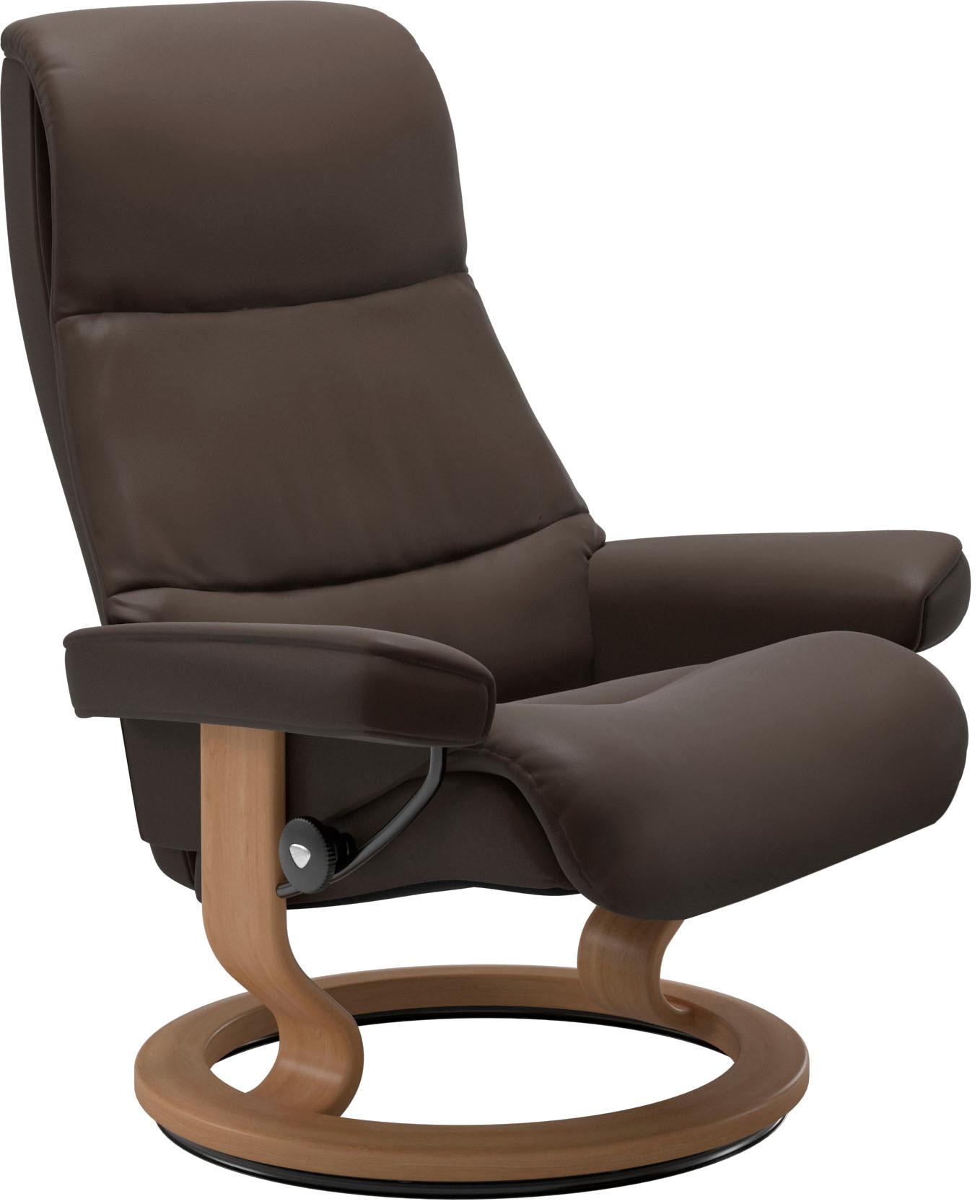 Stressless Relaxsessel "View" Set, Relaxsessel mit Hocker, mit Classic Base günstig online kaufen