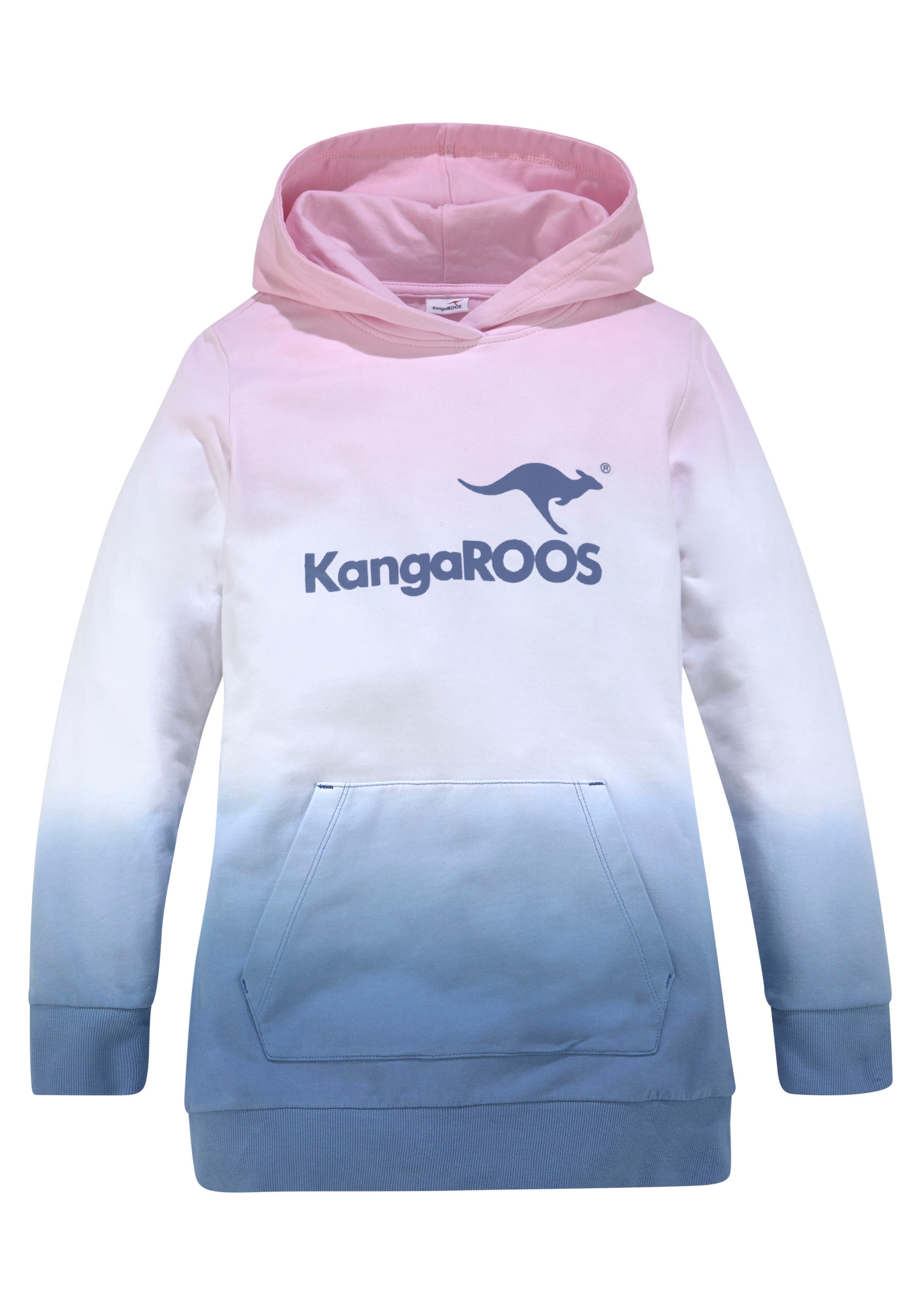 KangaROOS Farbverlauf im | modischen BAUR kaufen Kapuzensweatshirt,