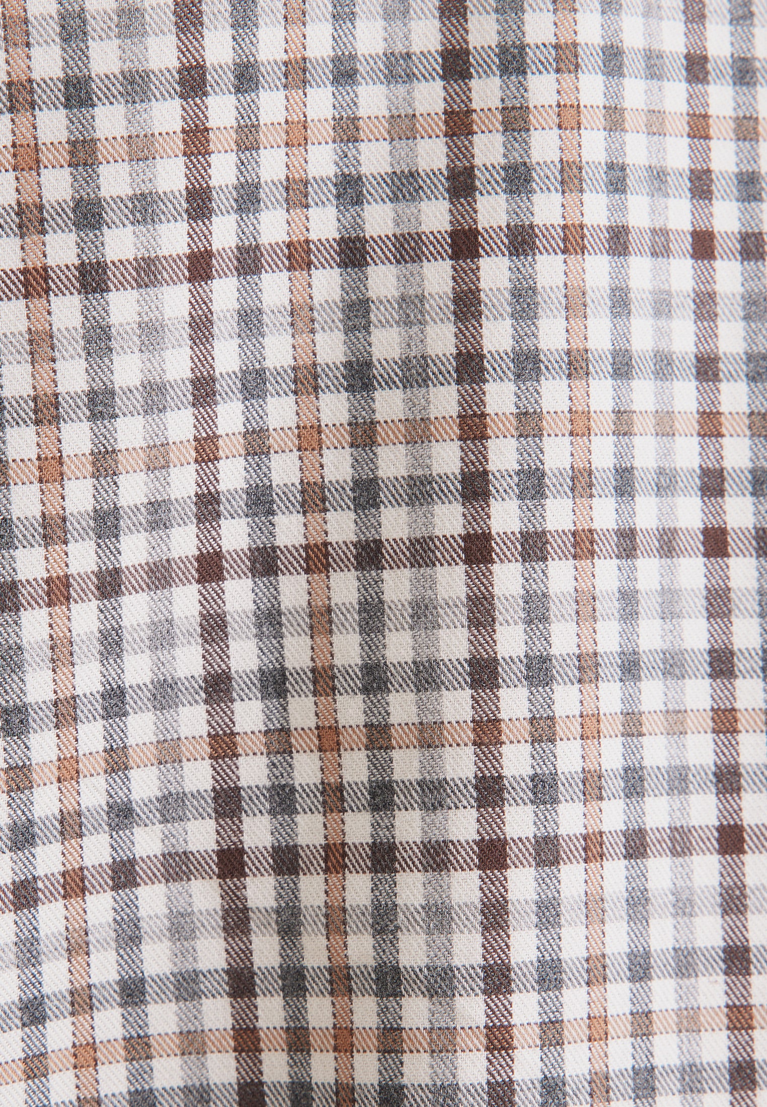 seidensticker Flanellhemd »Schwarze Rose«, Regular 1/1 Button-Down-Kragen Karo