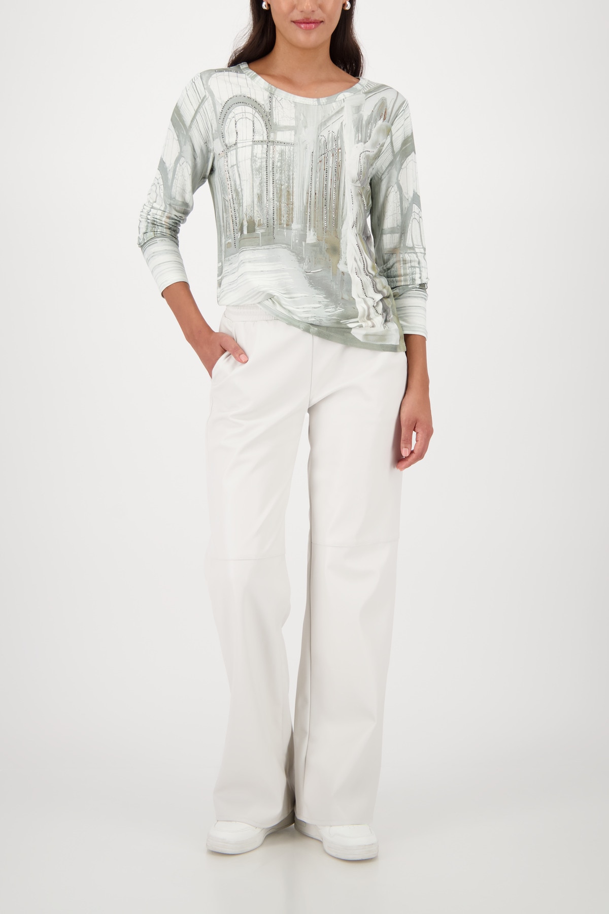 Monari Langarmshirt »Shirt Gallery allover«