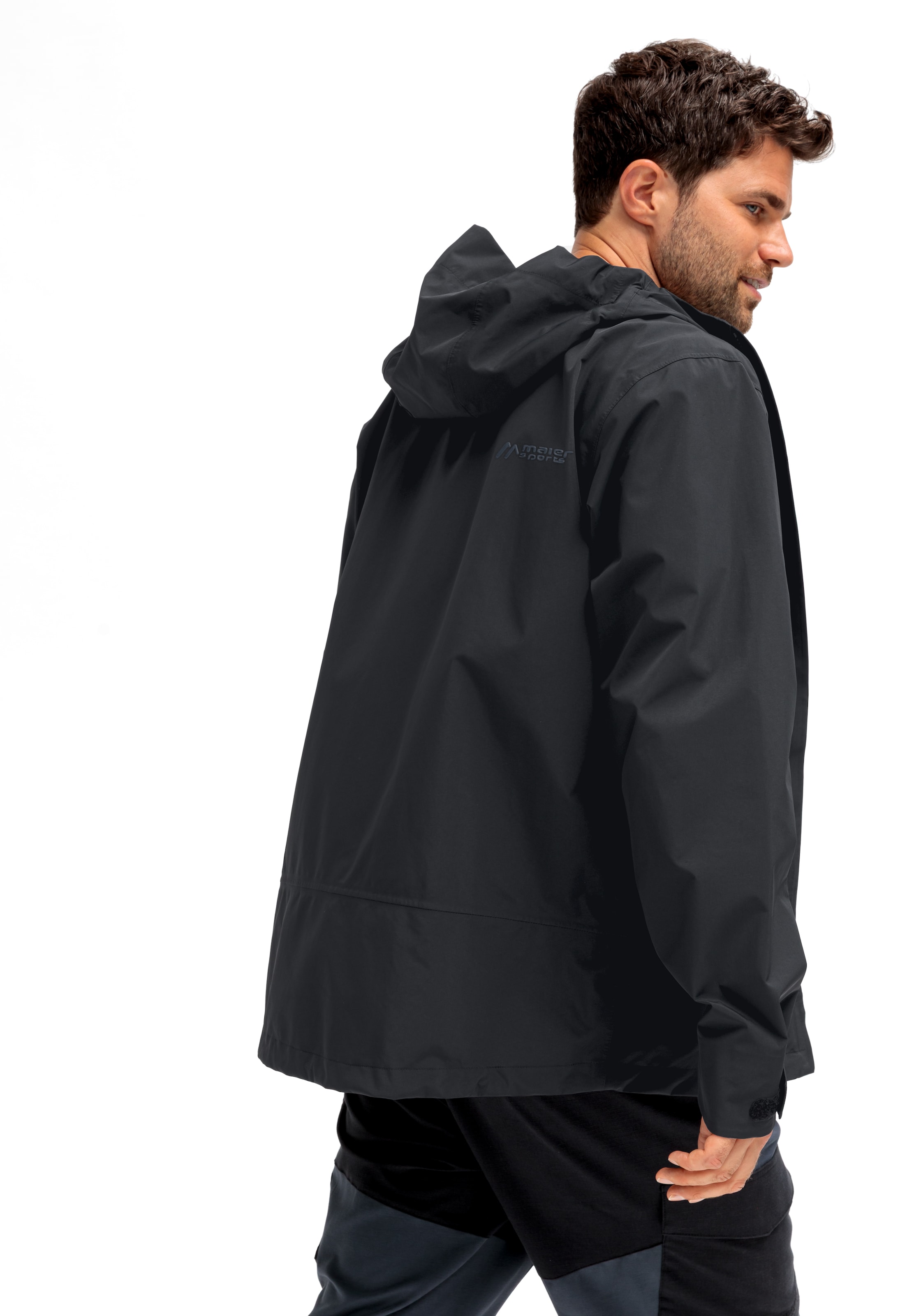 Maier Sports Regenjacke »Hochblauen M« Herren Jacke wasserdicht, moderner Windbreaker, Outdoorjacke, Reg. Fit