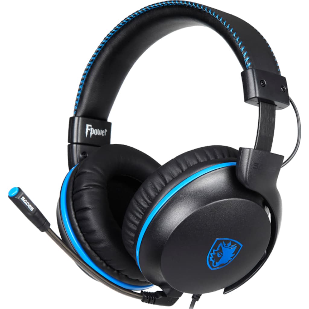 Sades Gaming-Headset »Fpower SA-717«, Mikrofon abnehmbar