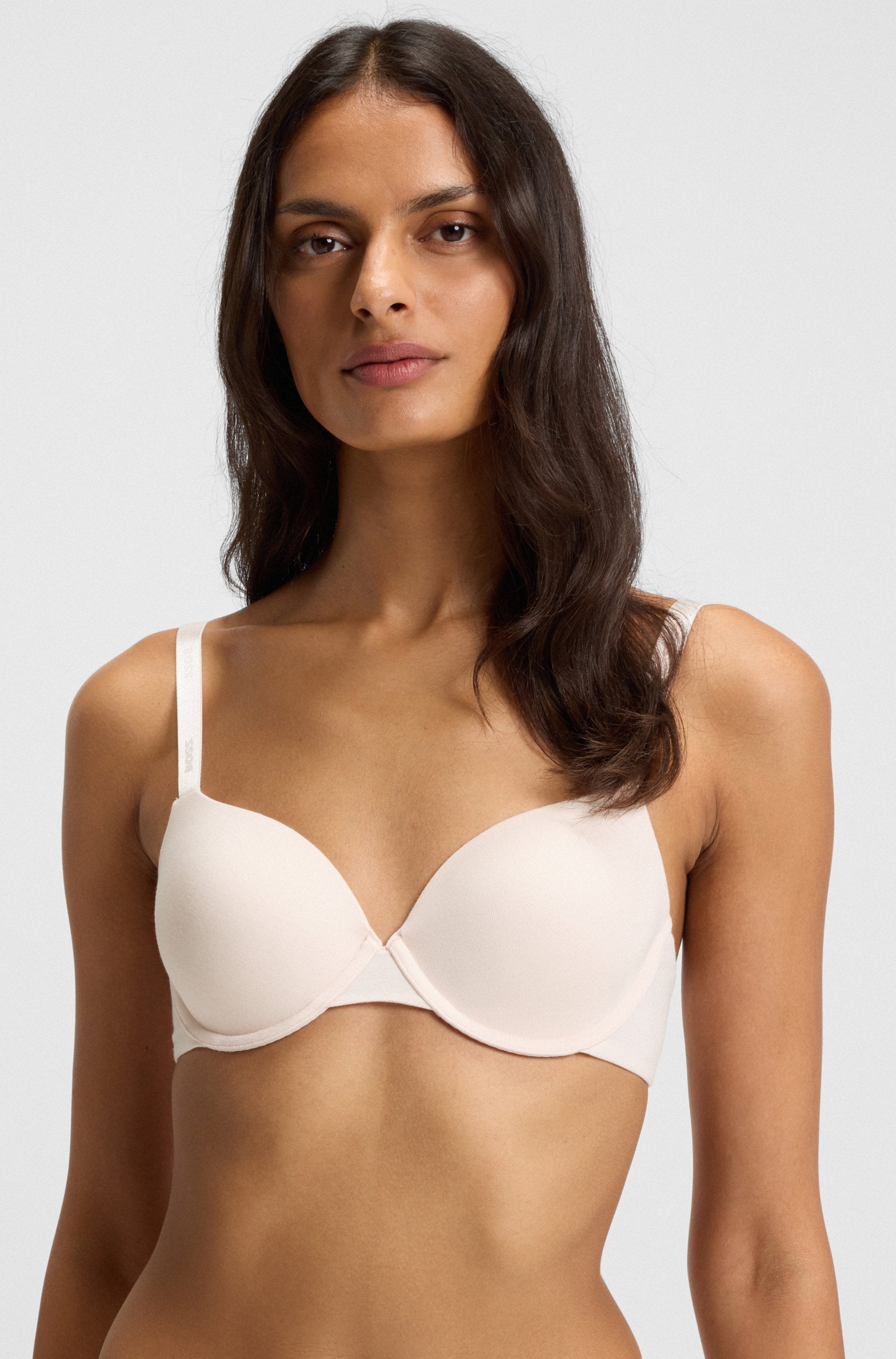 BOSS Triangel-BH »TRIANGLE PADDED CI«, mit BOSS Schriftzug auf den Trägern