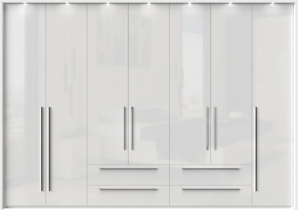 Places of Style Drehtürenschrank "Piano, inklusive Rahmen und Beleuchtung, günstig online kaufen