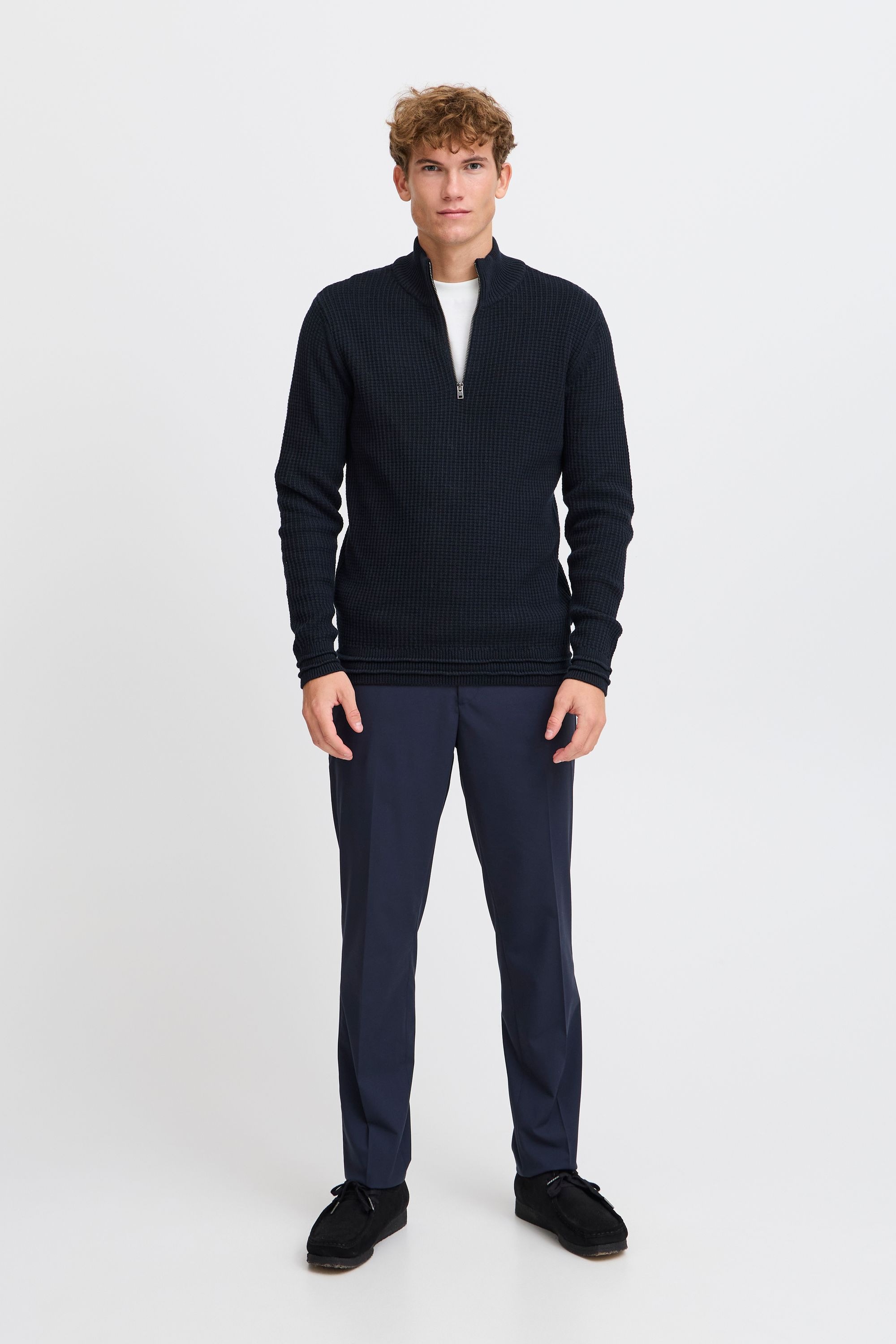 Casual Friday Troyer "Troyer CFKARL halfzip structured knit" günstig online kaufen