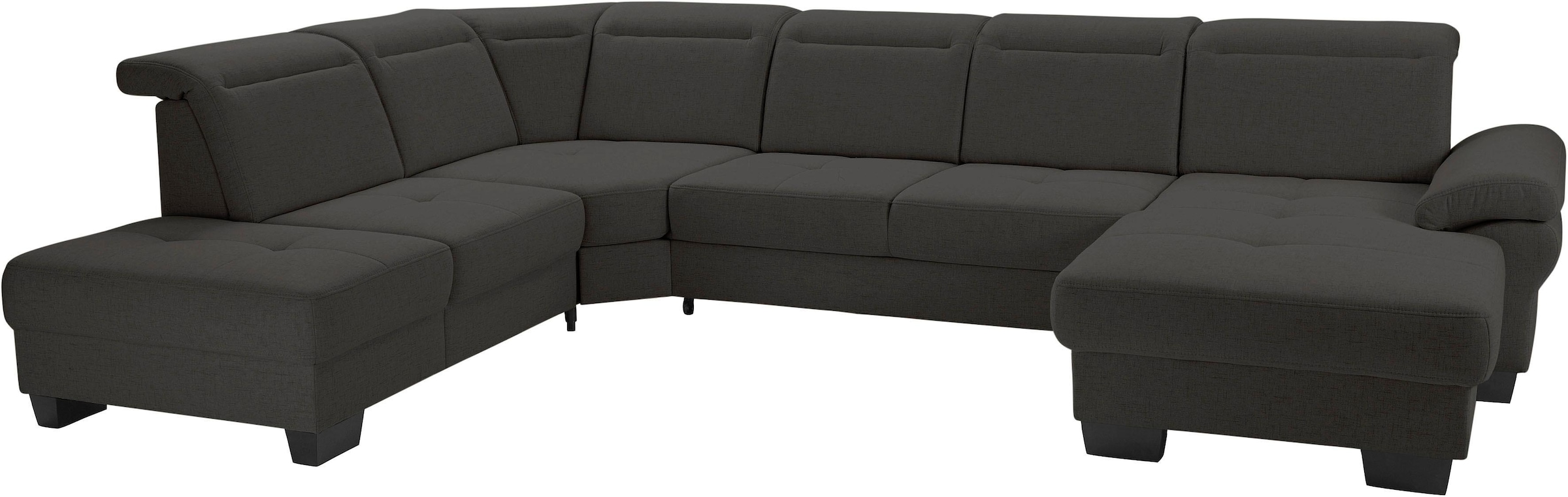 Home affaire Wohnlandschaft "Cornwall U-Form" inkl. Sitztiefenverstellung, günstig online kaufen