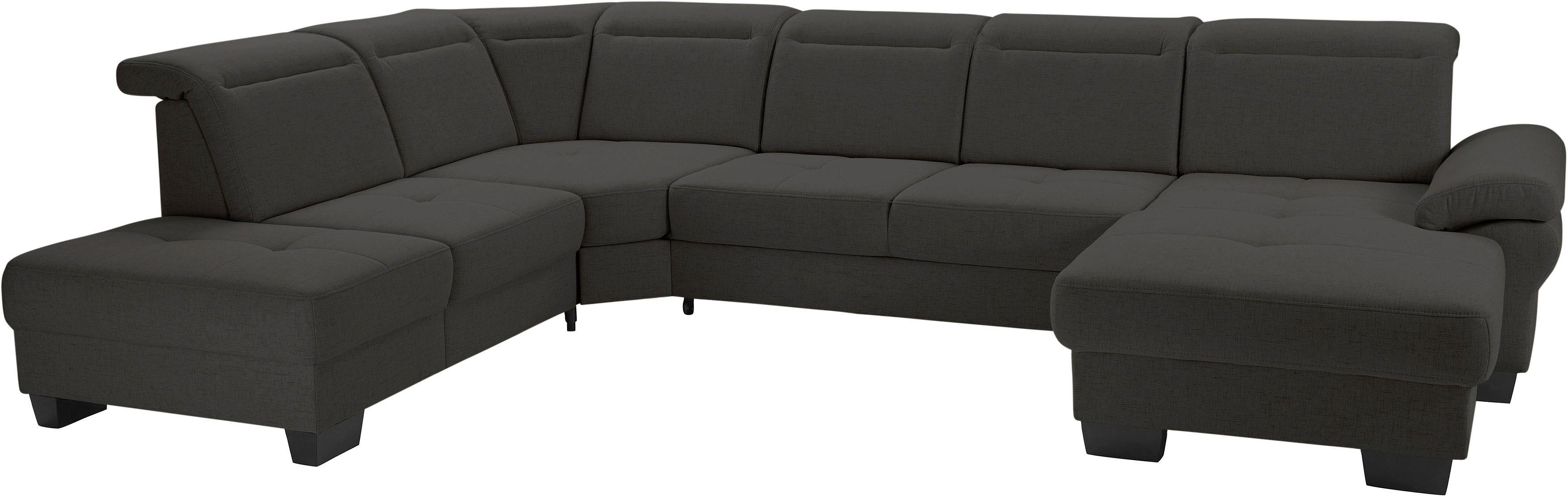OTTO home Wohnlandschaft "Cornwall U-Form" inkl. Sitztiefenverstellung, wahlweise mit Schlaffunktion