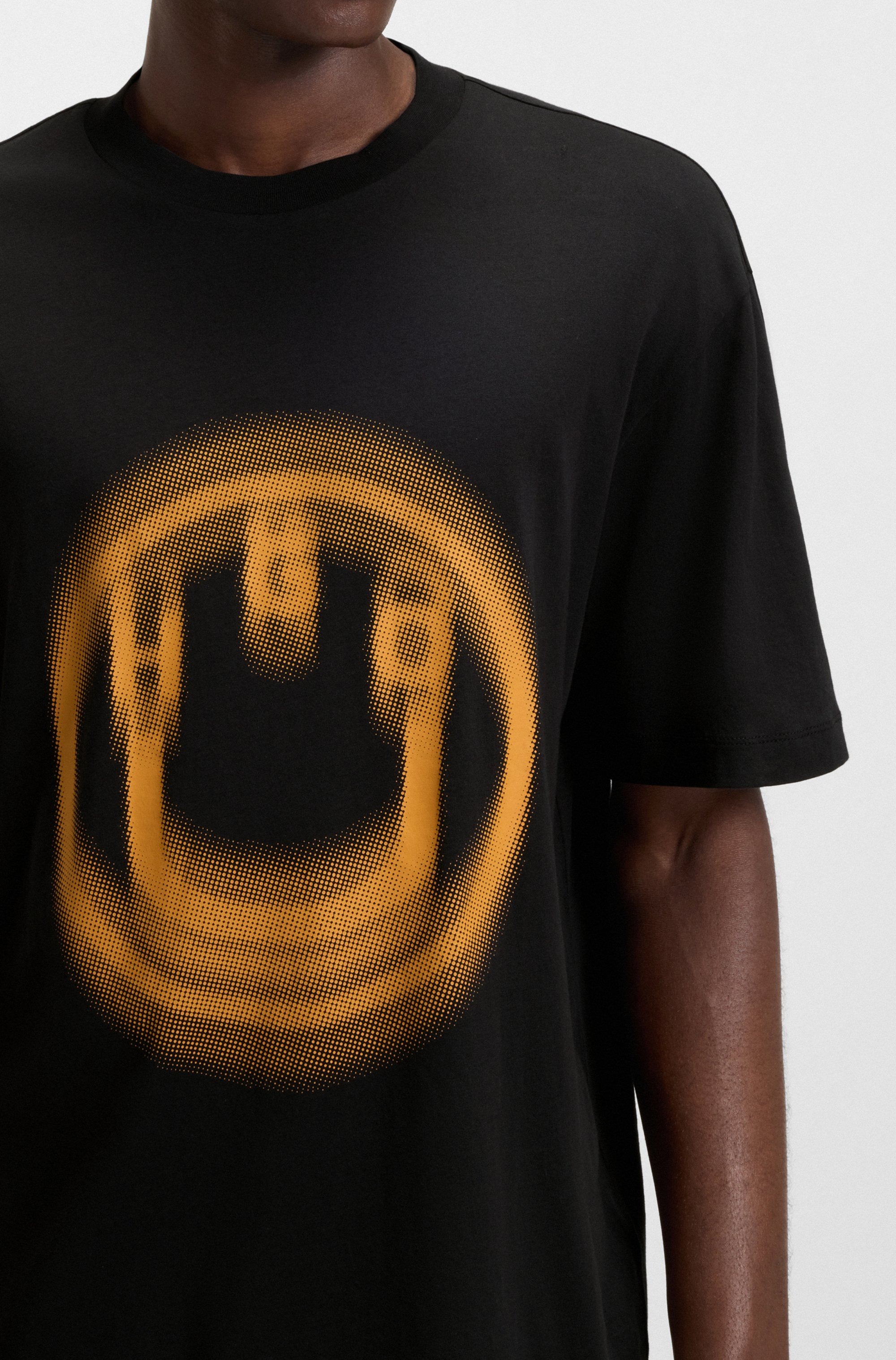 HUGO Blue T-Shirt "Nalax" mit Logo-Druck günstig online kaufen