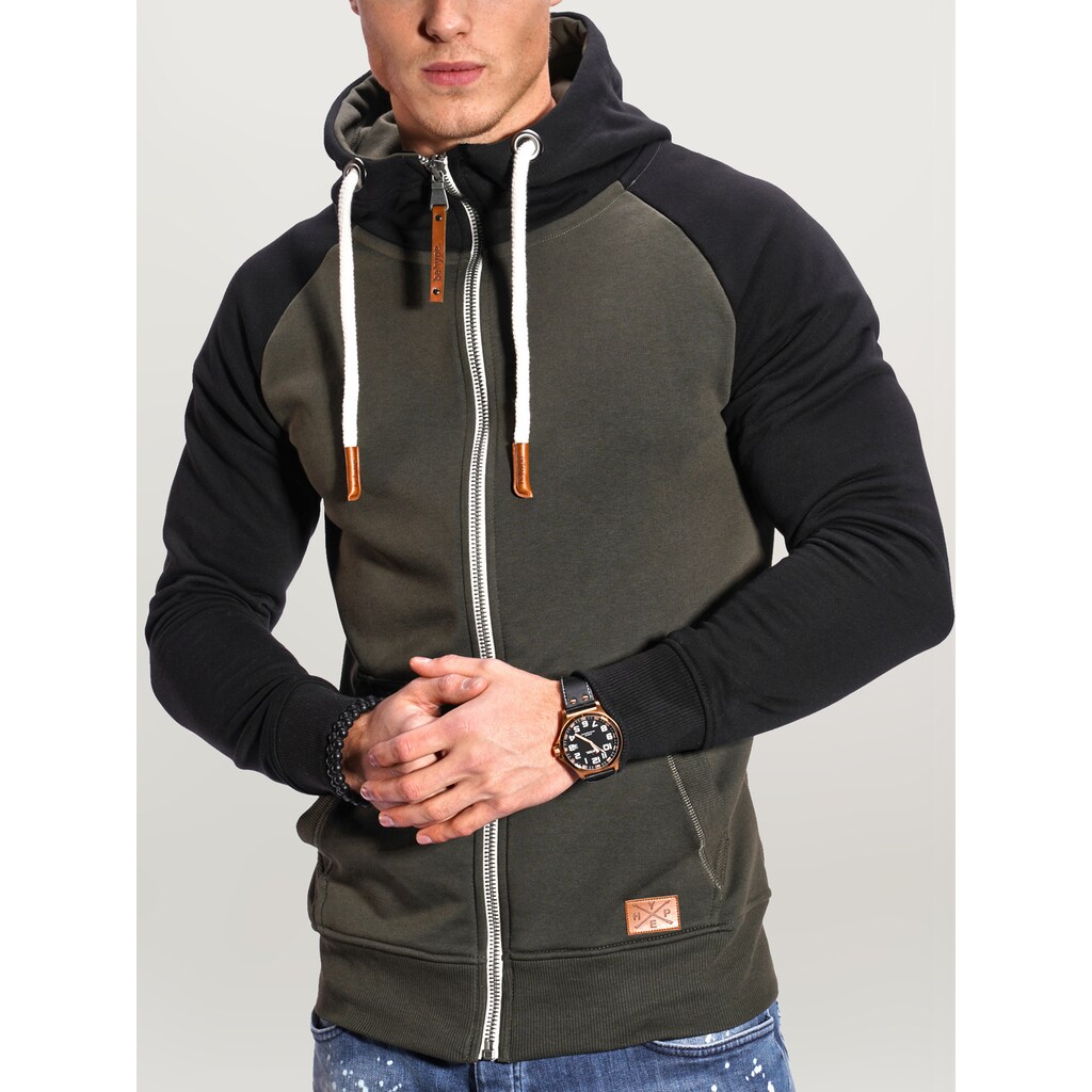 behype Sweatjacke »RAGLAN«