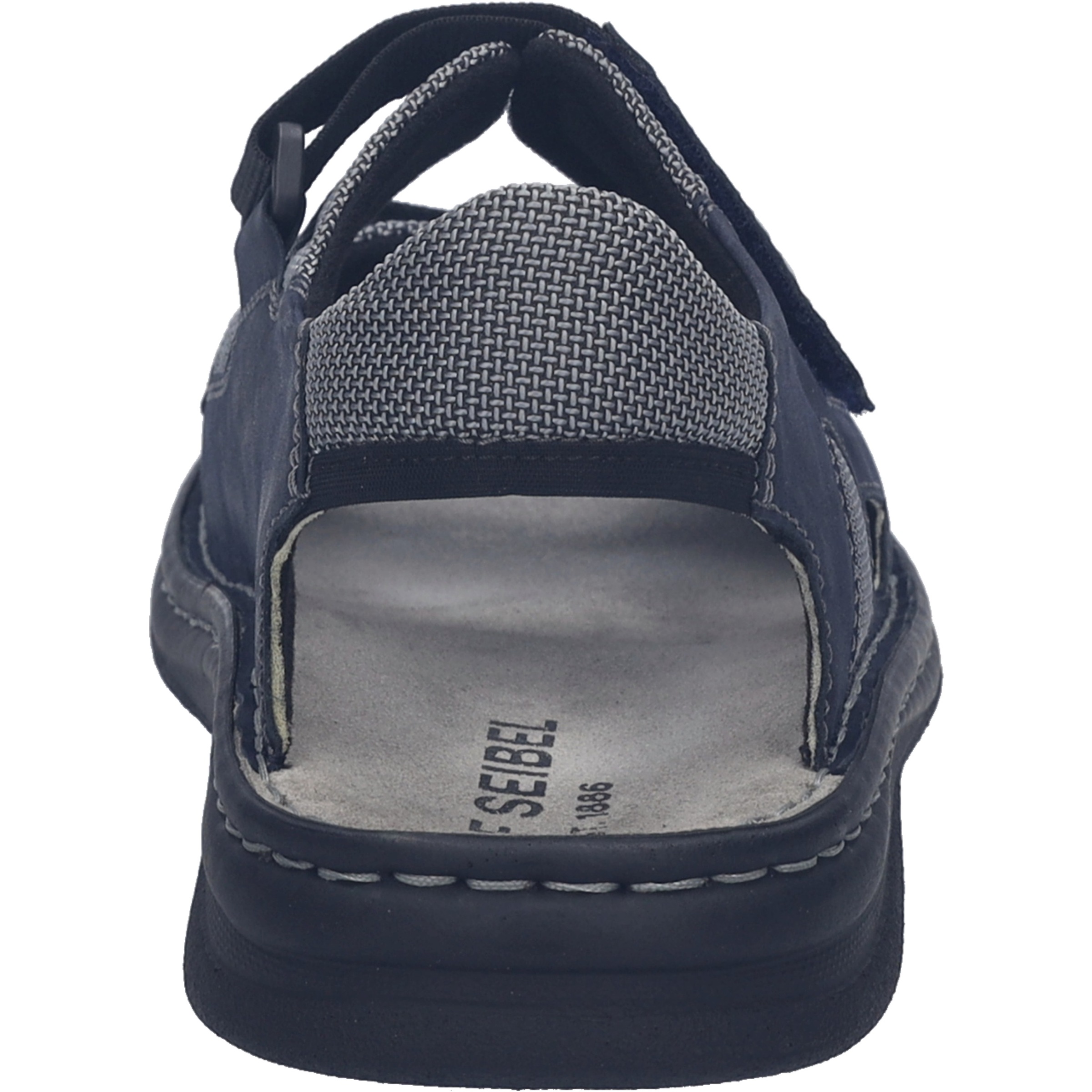 Sandale JOSEF SEIBEL "Max 61, ocean-kombi", Damen, Gr. 42, blau (ocean, kombi), Obermaterial: 80% Rindsleder Leather cow. 20% Textilmaterial TEXMAT., Schuhe Sandale 6